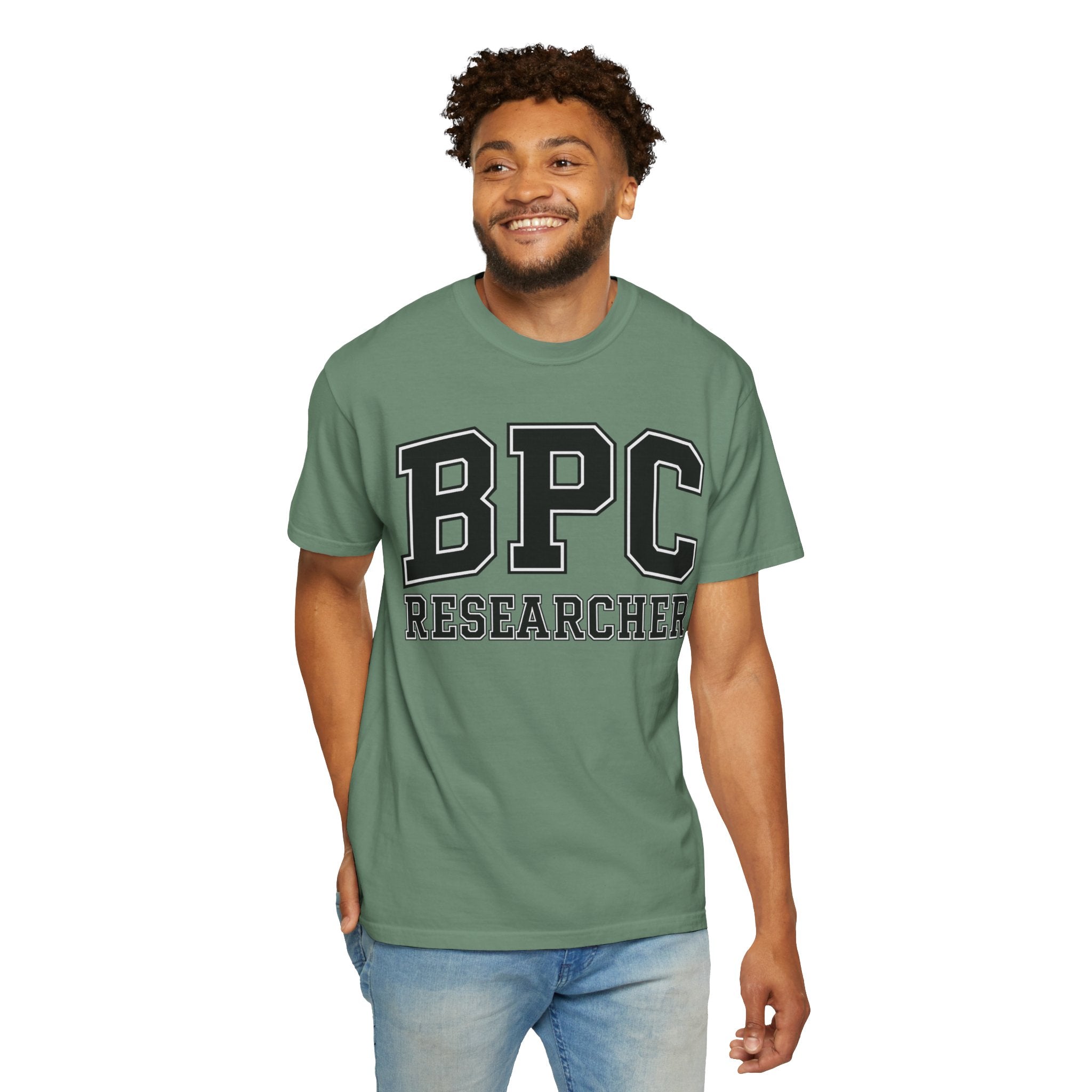 BPC Researcher T-Shirt — Collegiate Biohacker Tee for BPC-157 Enthusiasts