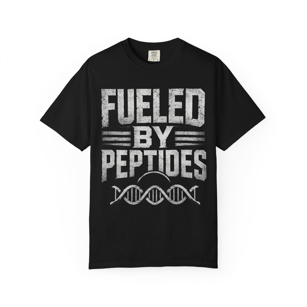 Fueled By Peptides T-Shirt — Peptide Researcher & Biohacker Tee