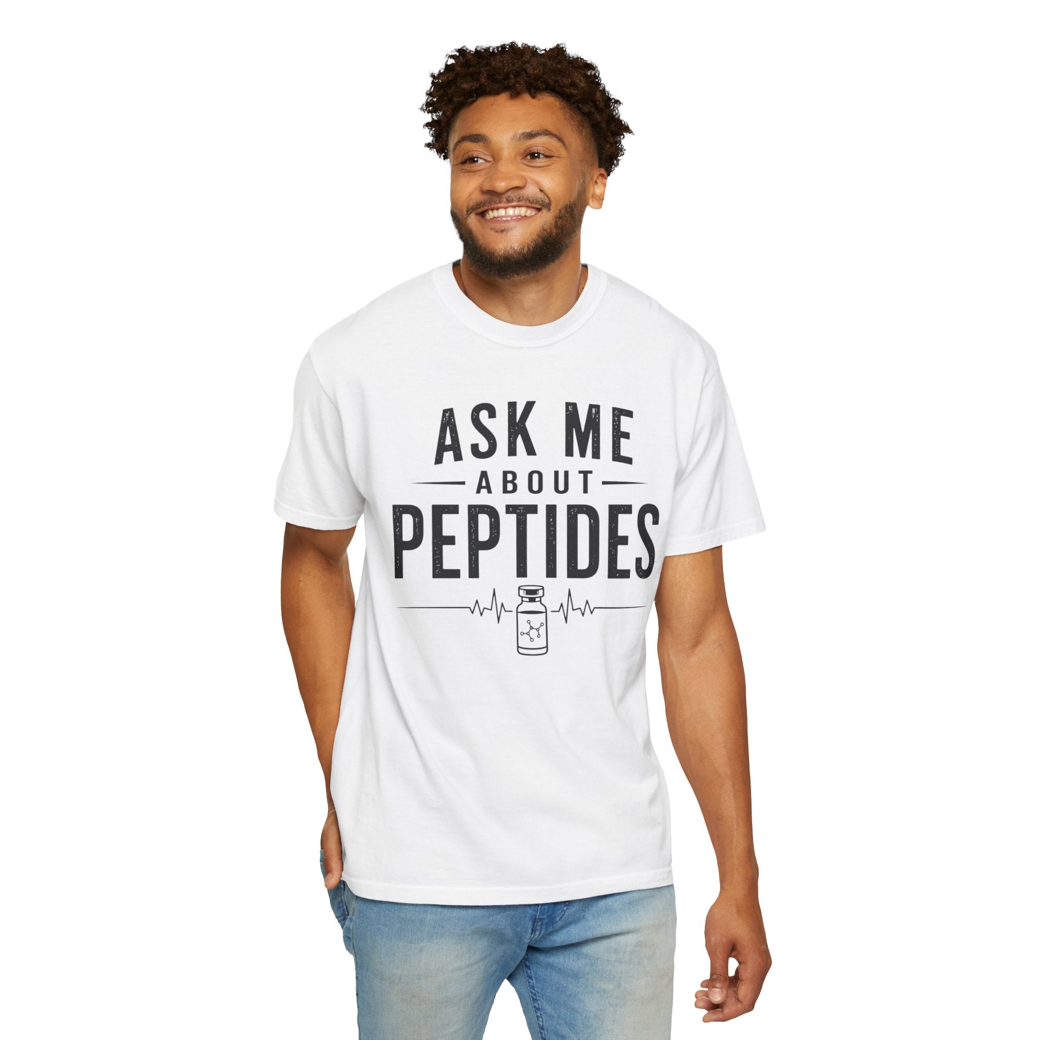 Ask Me About Peptides T-Shirt