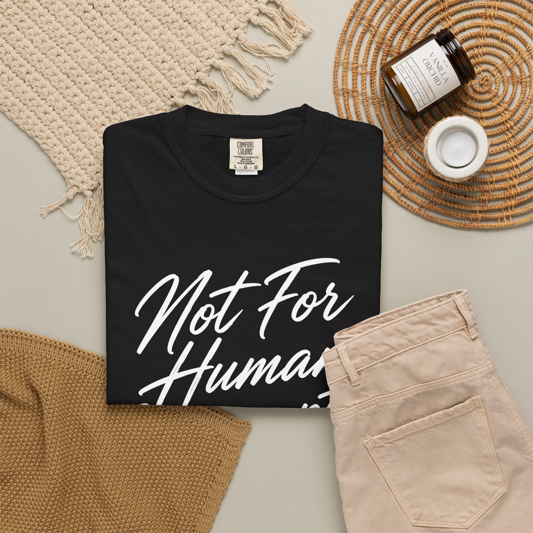 Not For Human Consumption Tee — Graphic Statement T-Shirt
