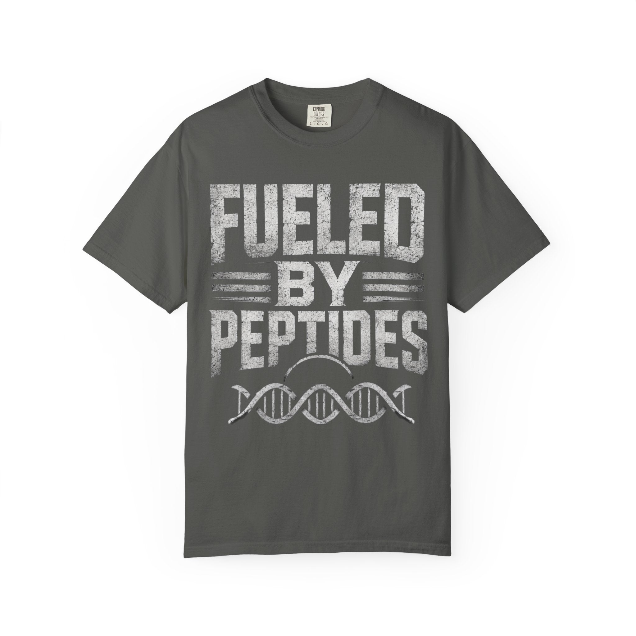 Fueled By Peptides T-Shirt — Peptide Researcher & Biohacker Tee