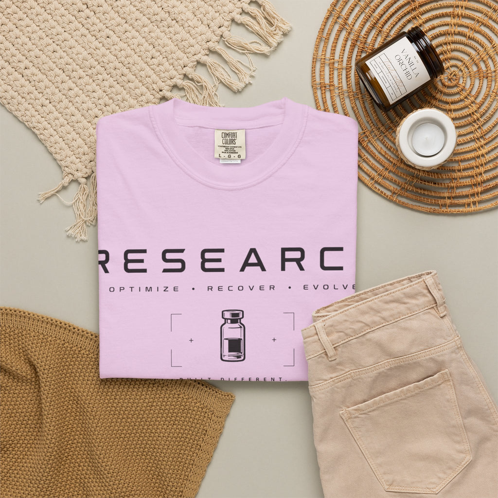 Research — Human Performance Lab T‑Shirt: "Optimize Recover Evolve"