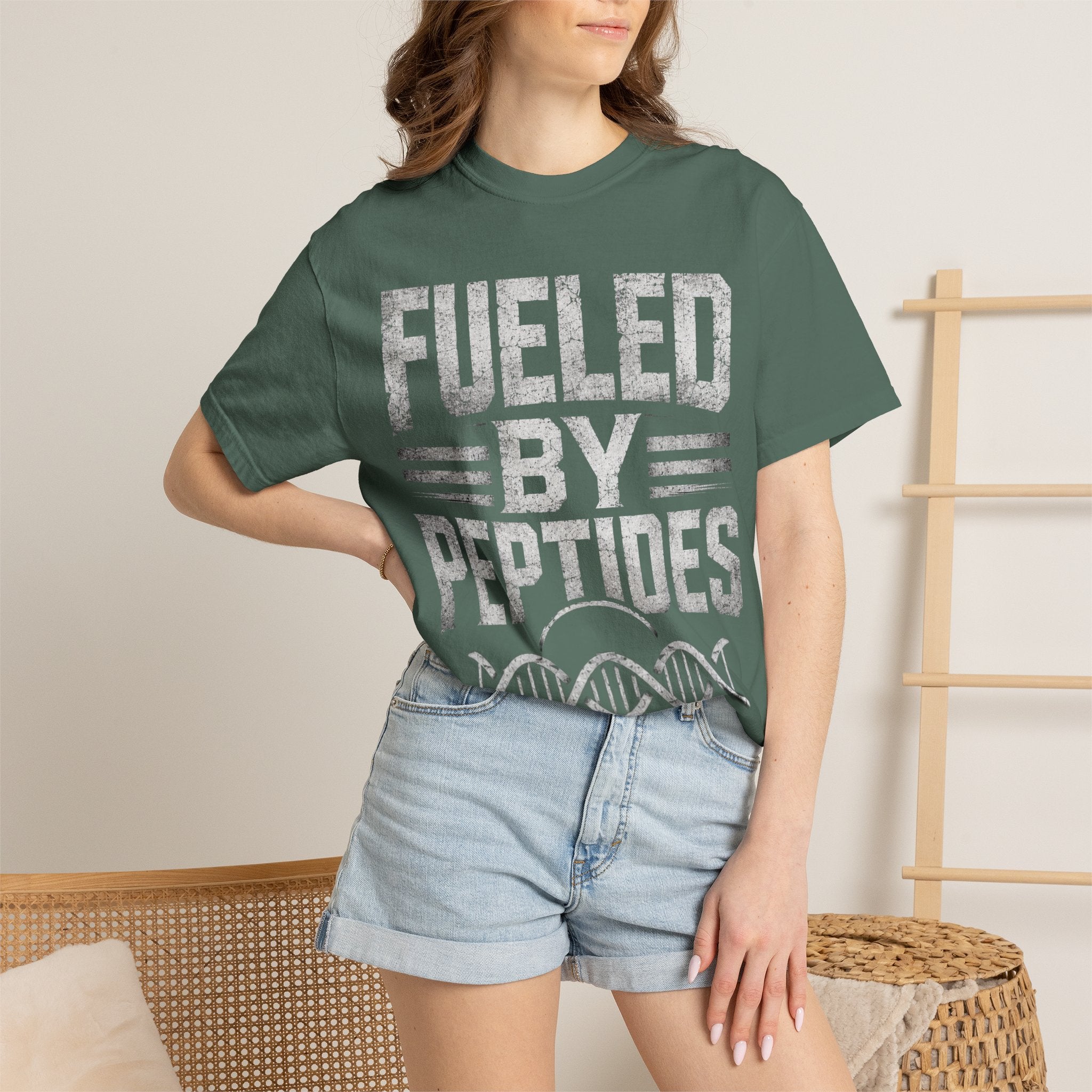 Fueled By Peptides T-Shirt — Peptide Researcher & Biohacker Tee