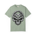 Weight Plate Skull T-Shirt — Gym Skull 45lb Fitness Tee