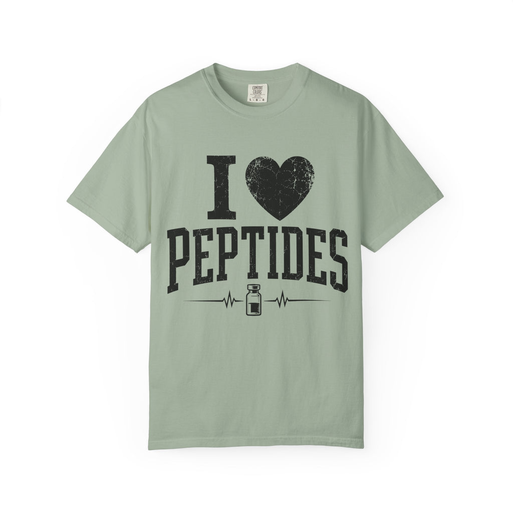I Love Peptides T-Shirt — Peptide Researcher & Biohacker Graphic Tee