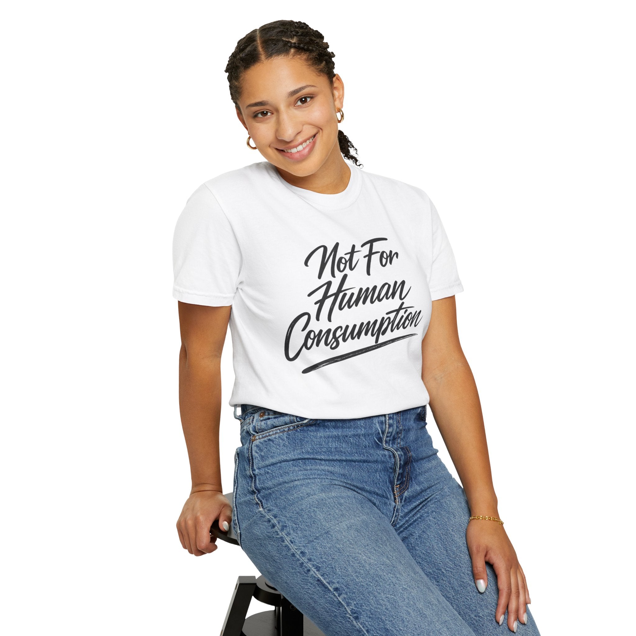Not For Human Consumption T-Shirt – Funny Graphic Tee for Researchers and Fitness Enthusiasts