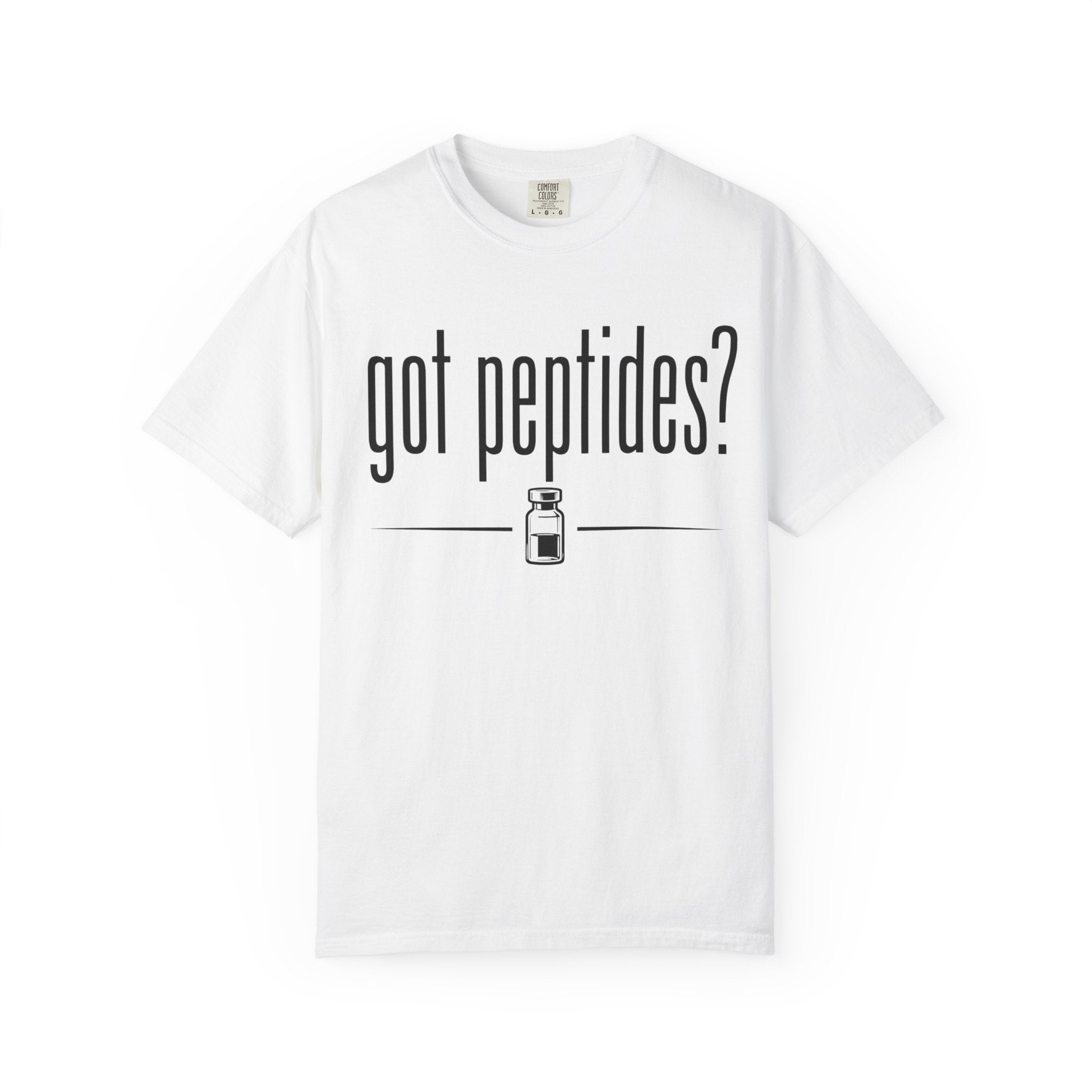 Got Peptides? T-shirt — Subtle Fitness Science Tee