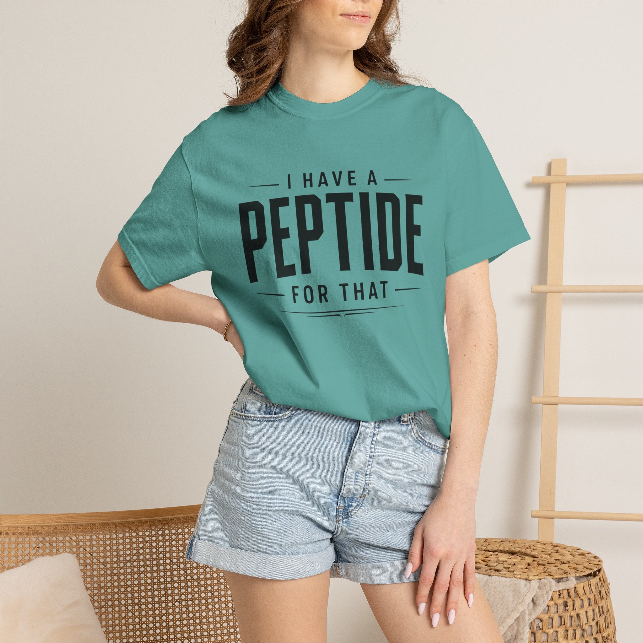 I Have a Peptide For That - Graphic Text T-Shirt