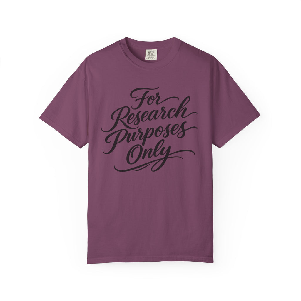 "For Research Purposes Only" Cursive T-Shirt — Peptide Research IYKYK Tee