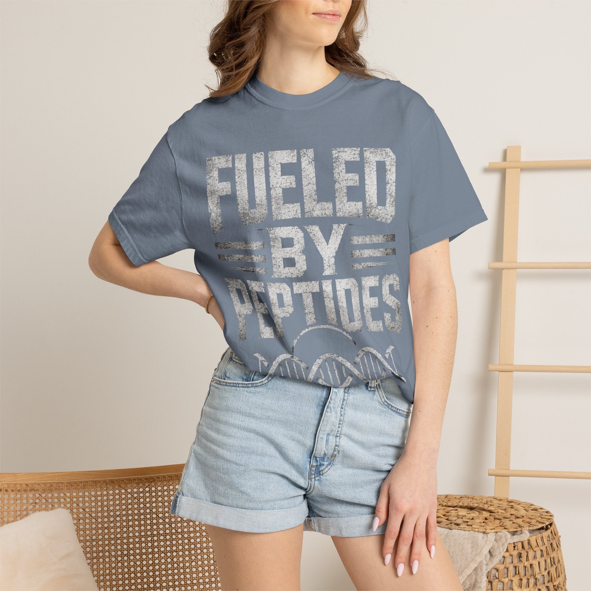 Fueled By Peptides T-Shirt — Peptide Researcher & Biohacker Tee