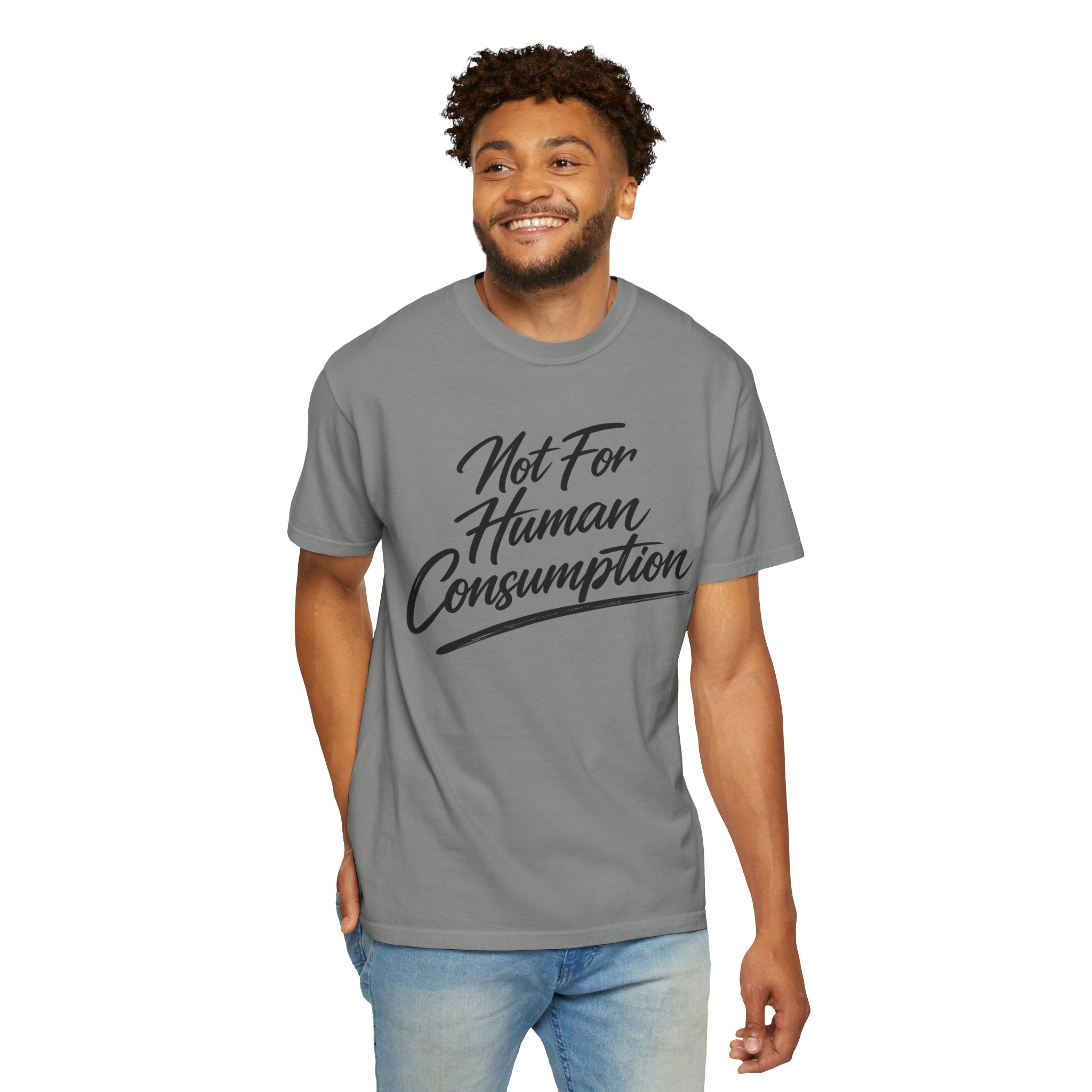 Not For Human Consumption T-Shirt – Funny Graphic Tee for Researchers and Fitness Enthusiasts