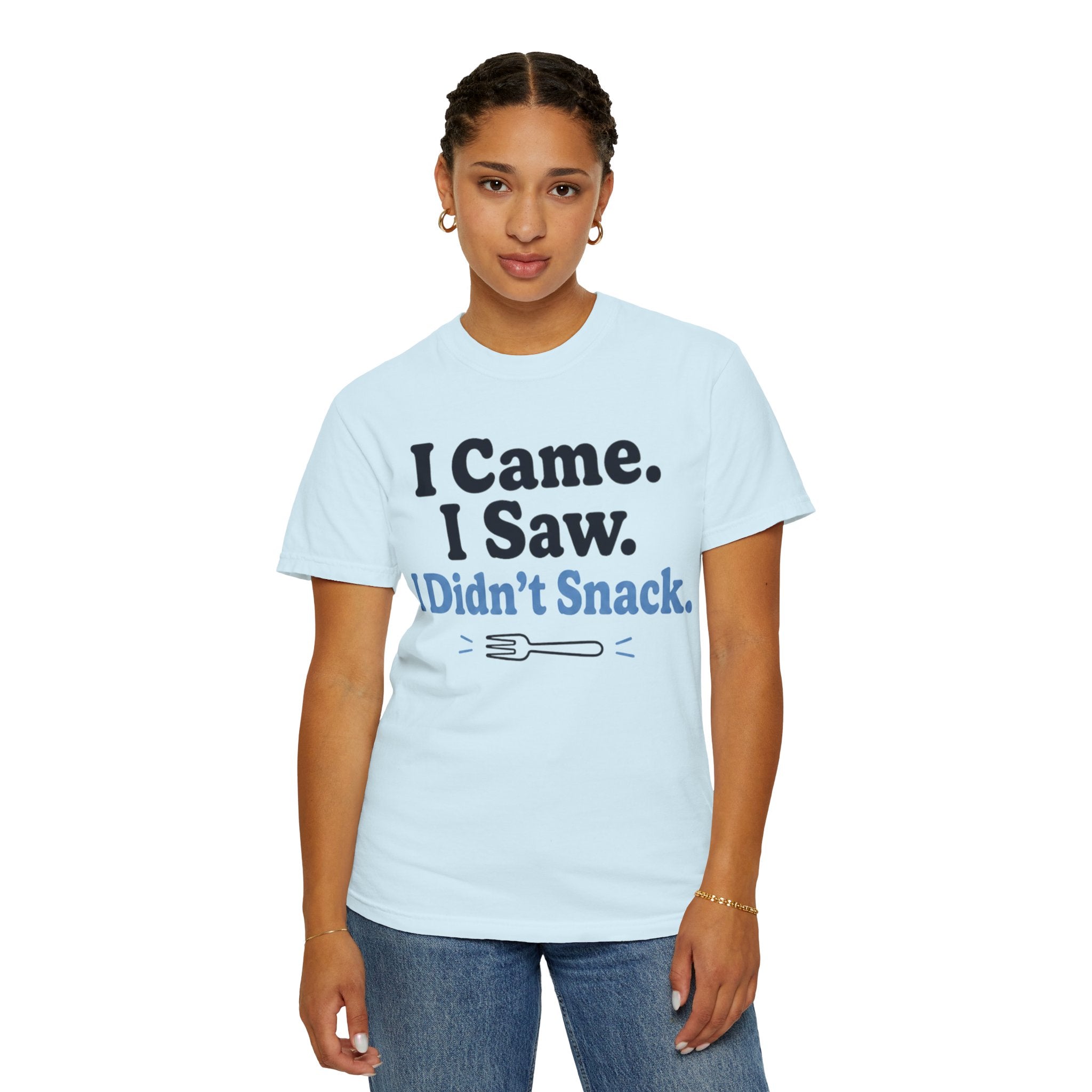 Funny T-Shirt — "I Came. I Saw. I Didn't Snack." Weight Loss & GLP Humor