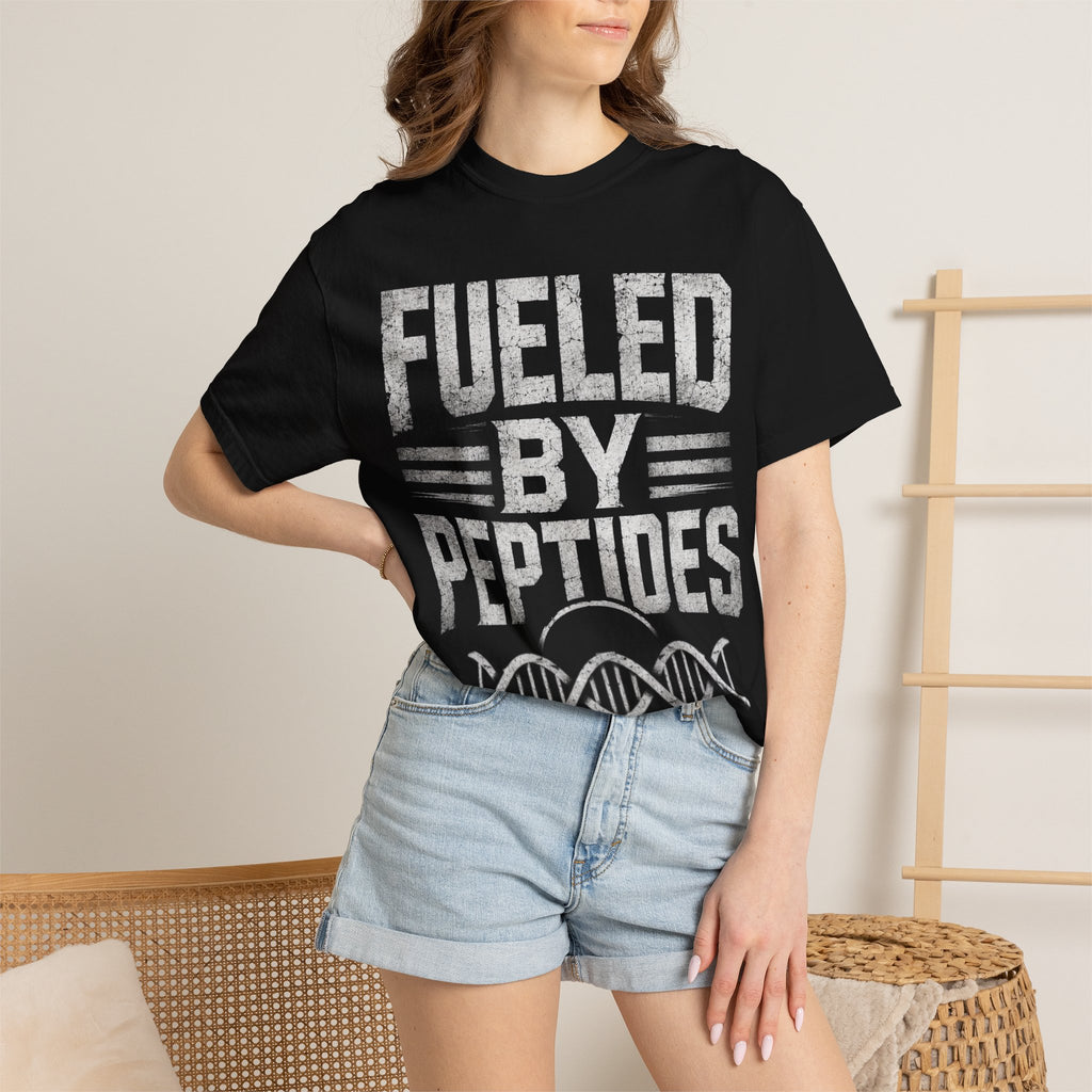 Fueled By Peptides T-Shirt — Peptide Researcher & Biohacker Tee