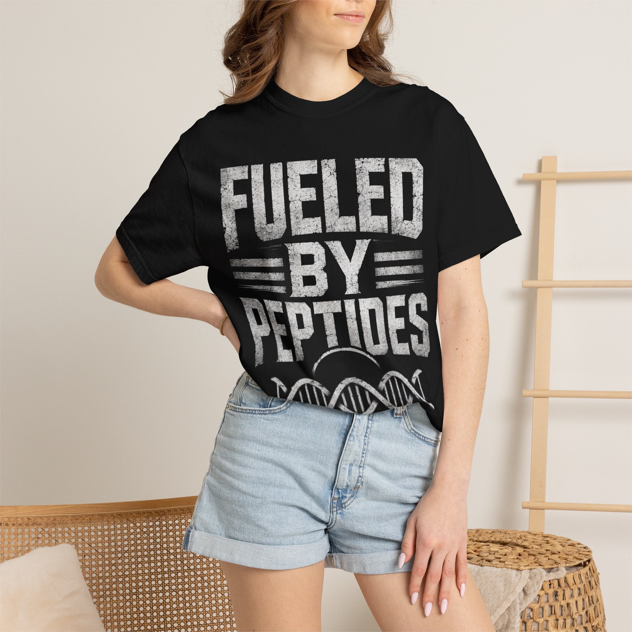 Fueled By Peptides T-Shirt — Peptide Researcher & Biohacker Tee