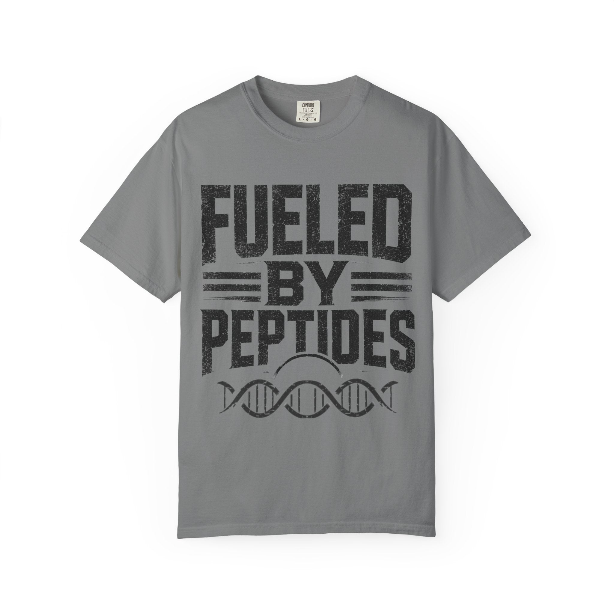 Fueled by Peptides T-Shirt — Biohacker, Fitness Graphic Tee