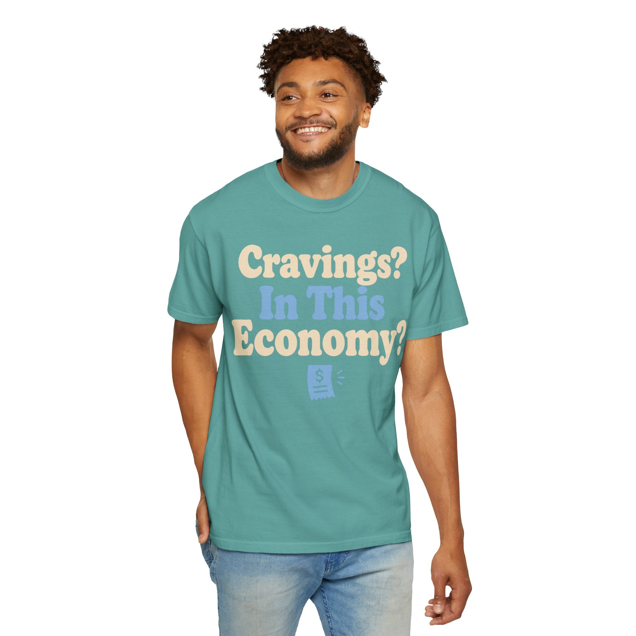 Cravings? In This Economy? T-Shirt — Funny GLP & Weight Loss Receipt Tee