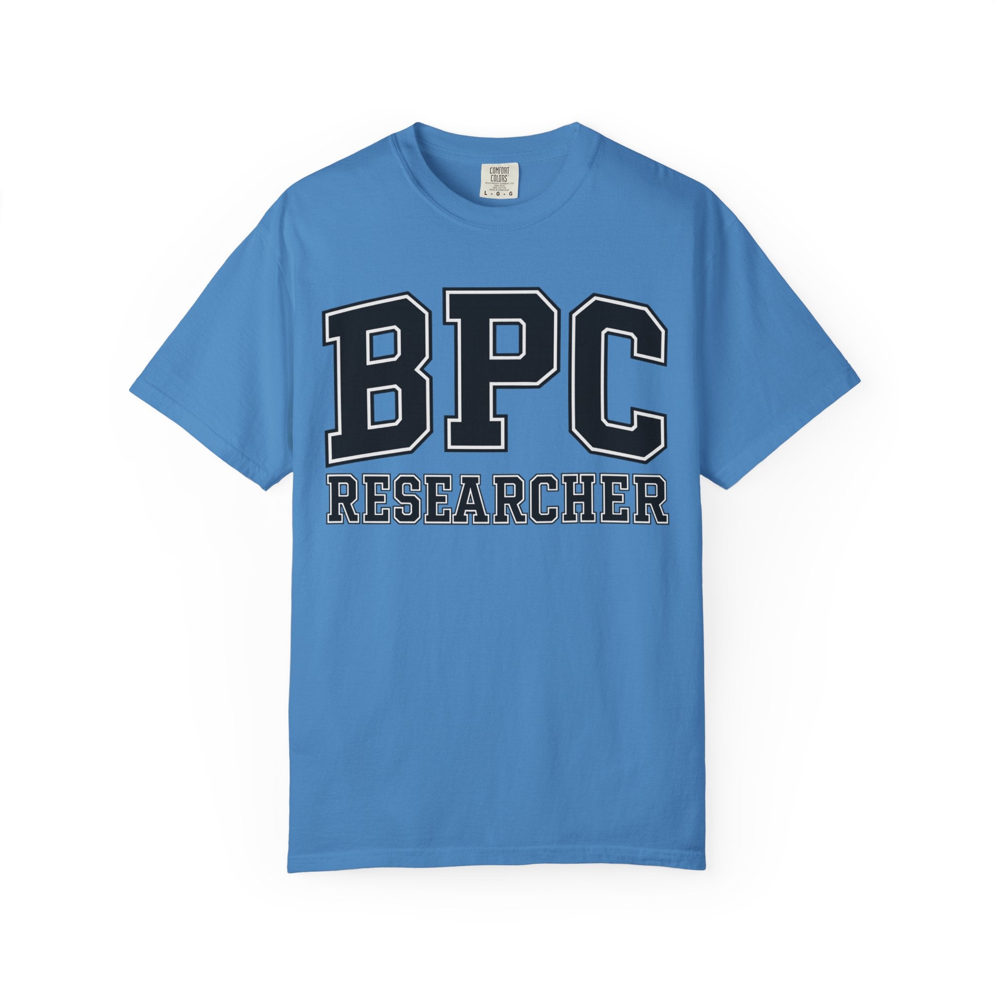 BPC Researcher T-Shirt — Collegiate Biohacker Tee for BPC-157 Enthusiasts