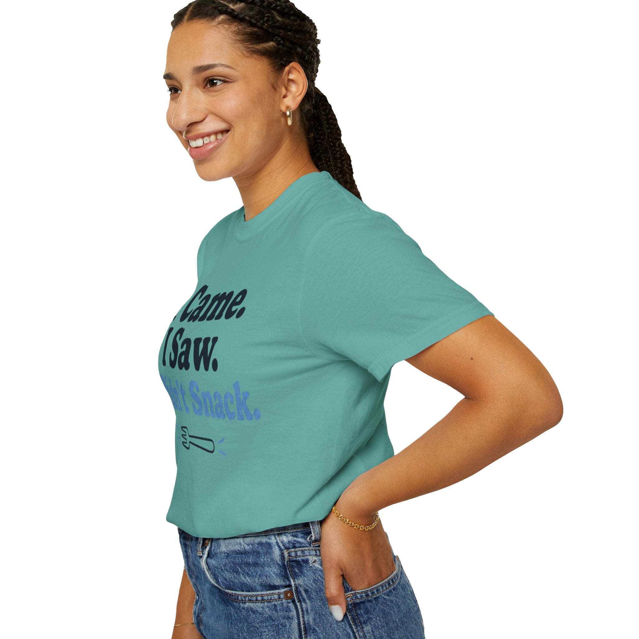 Funny T-Shirt — "I Came. I Saw. I Didn't Snack." Weight Loss & GLP Humor