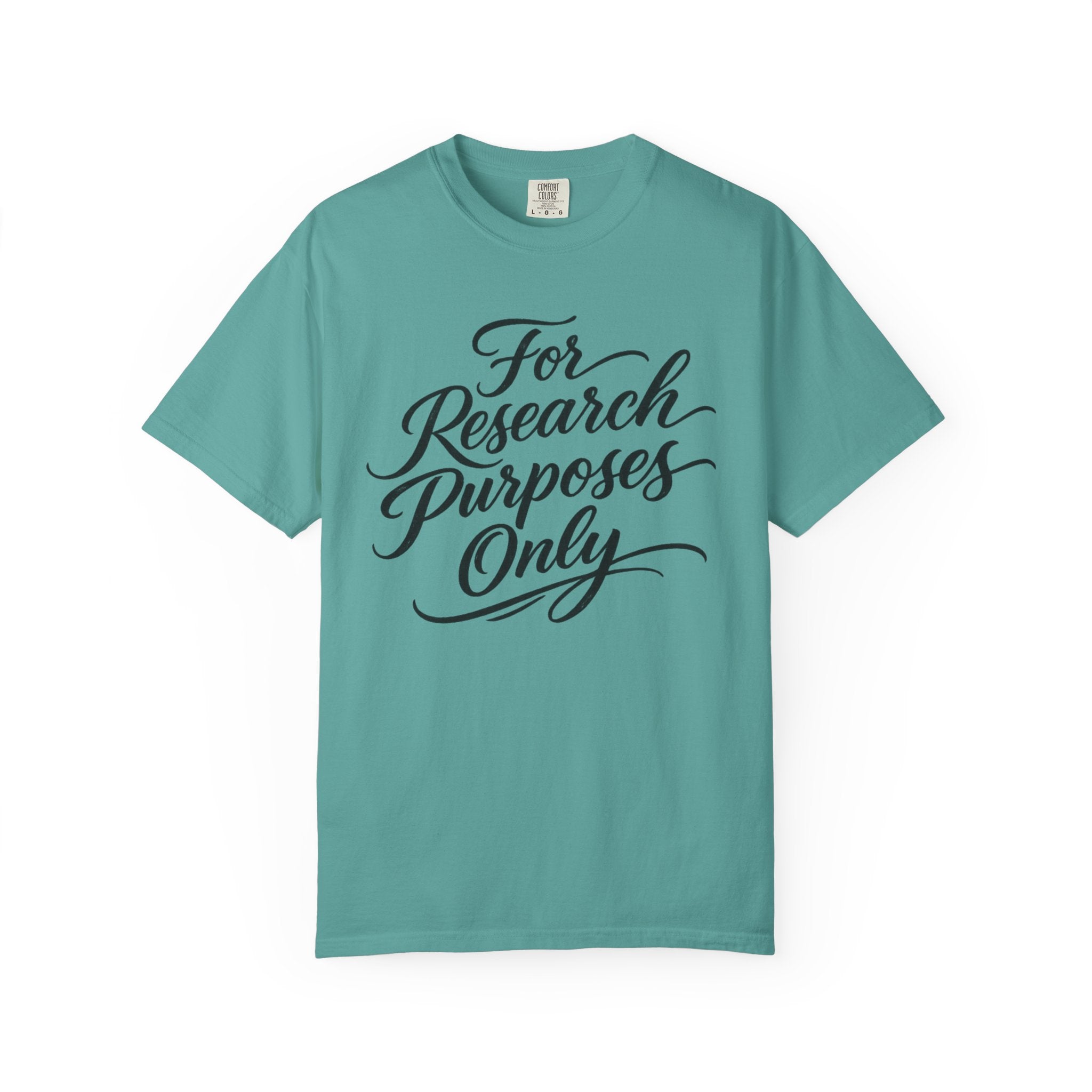 "For Research Purposes Only" Cursive T-Shirt — Peptide Research IYKYK Tee