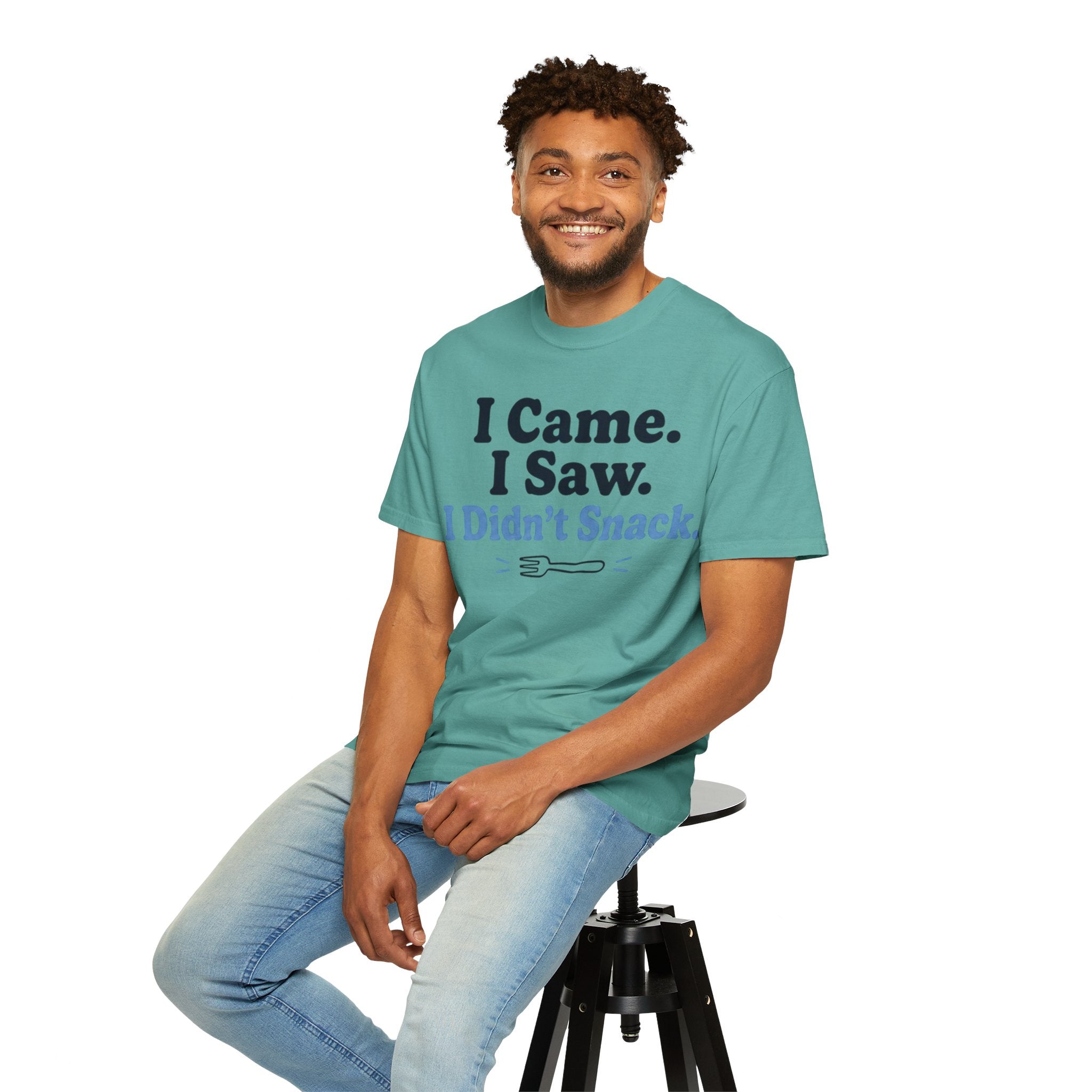 Funny T-Shirt — "I Came. I Saw. I Didn't Snack." Weight Loss & GLP Humor