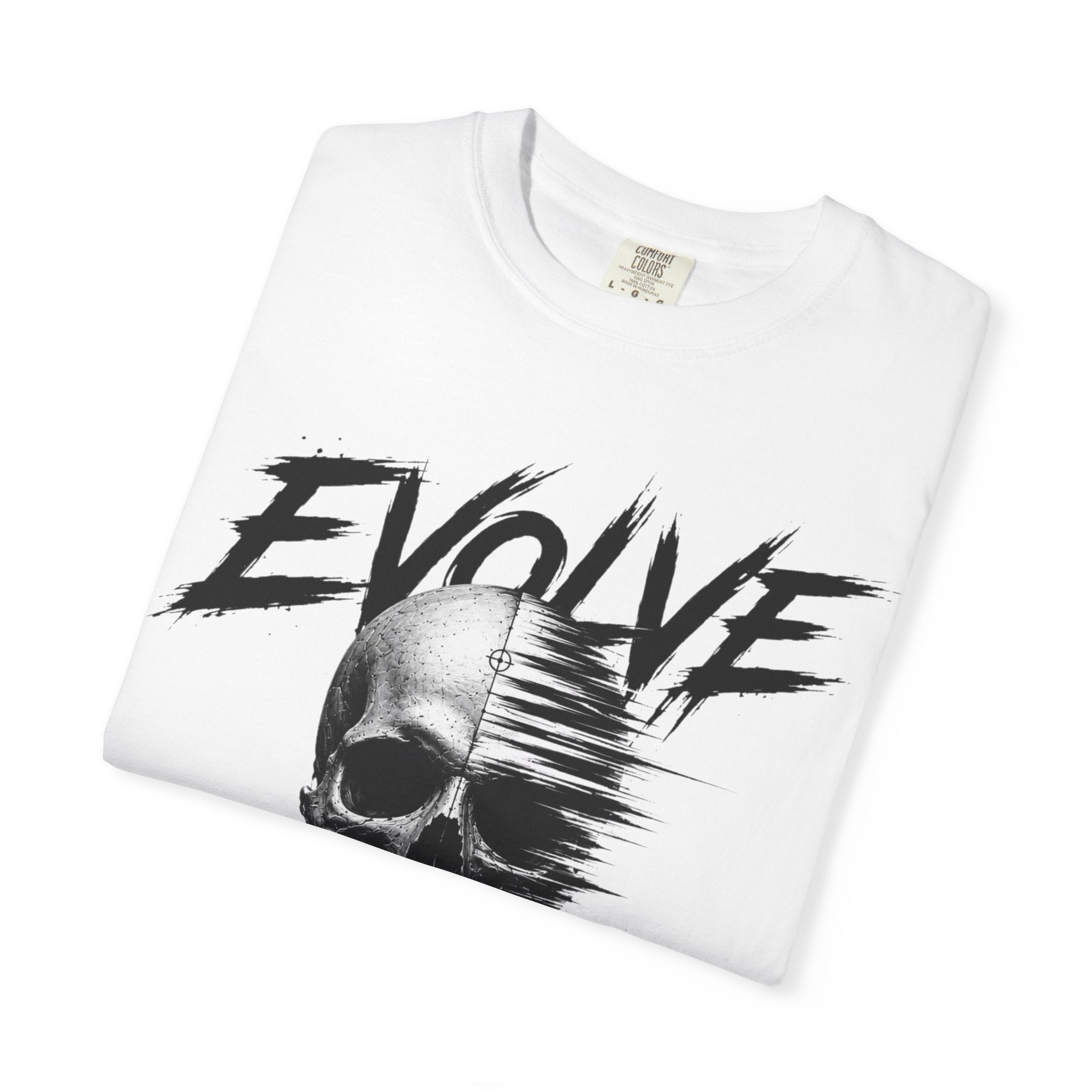 Evolve Skull Barbell T-Shirt — Fitness & Strength Gym Tee
