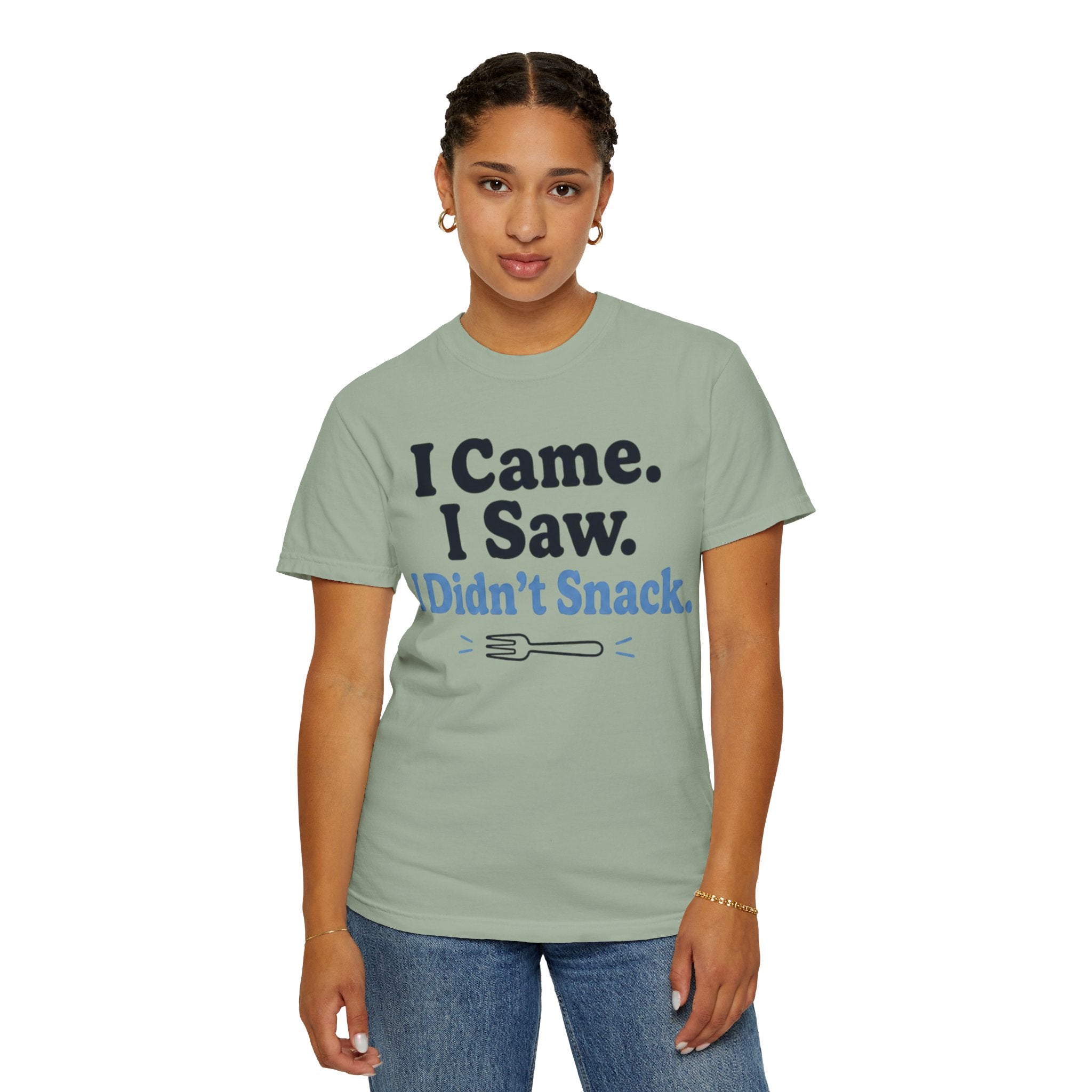 Funny T-Shirt — "I Came. I Saw. I Didn't Snack." Weight Loss & GLP Humor