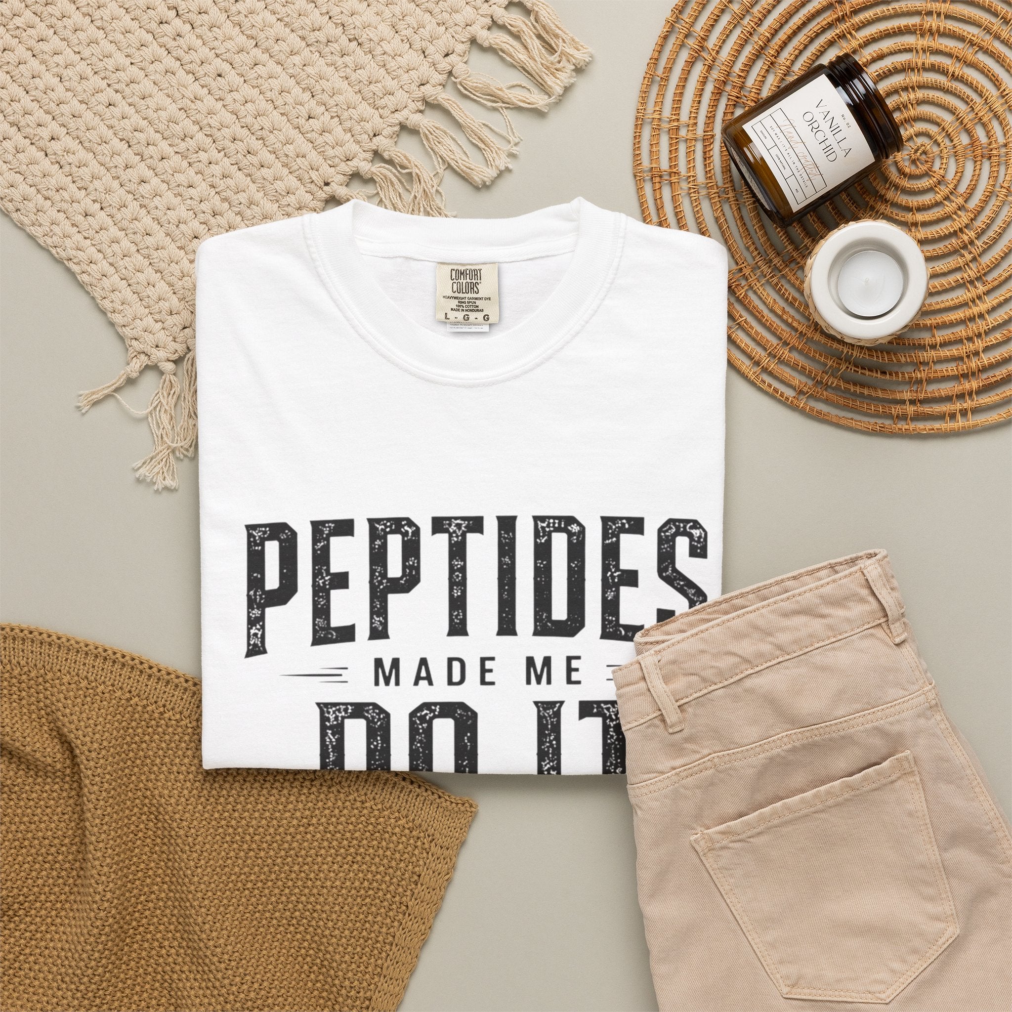 Peptides Made Me Do It T‑Shirt