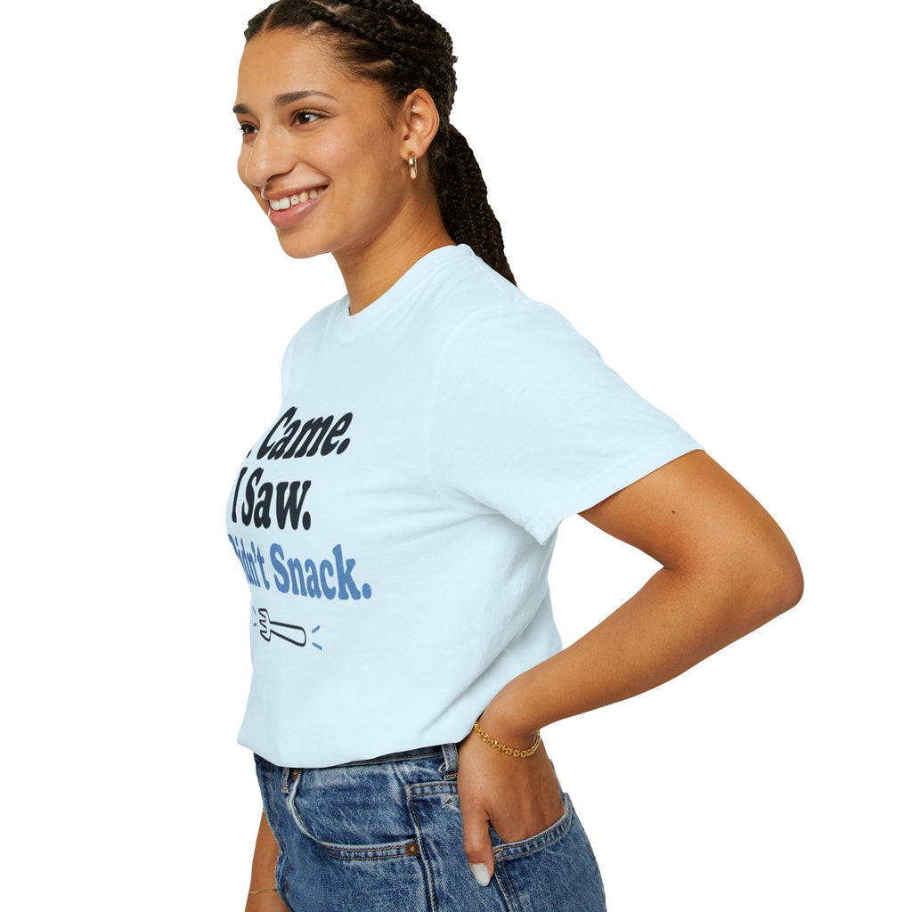 Funny T-Shirt — "I Came. I Saw. I Didn't Snack." Weight Loss & GLP Humor