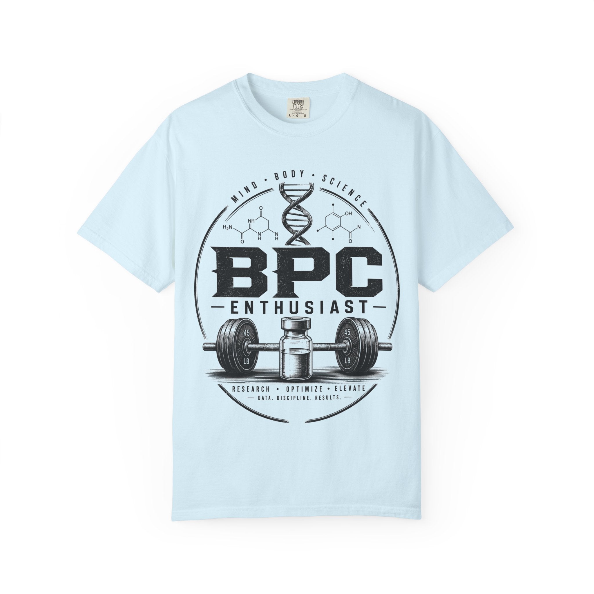 BPC Enthusiast T‑Shirt — Barbell & Supplement Fitness Tee