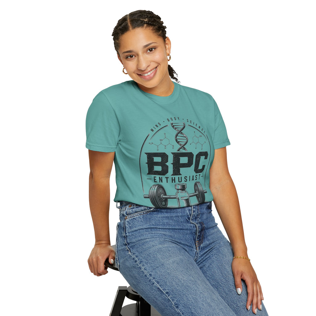 BPC Enthusiast T‑Shirt — Barbell & Supplement Fitness Tee