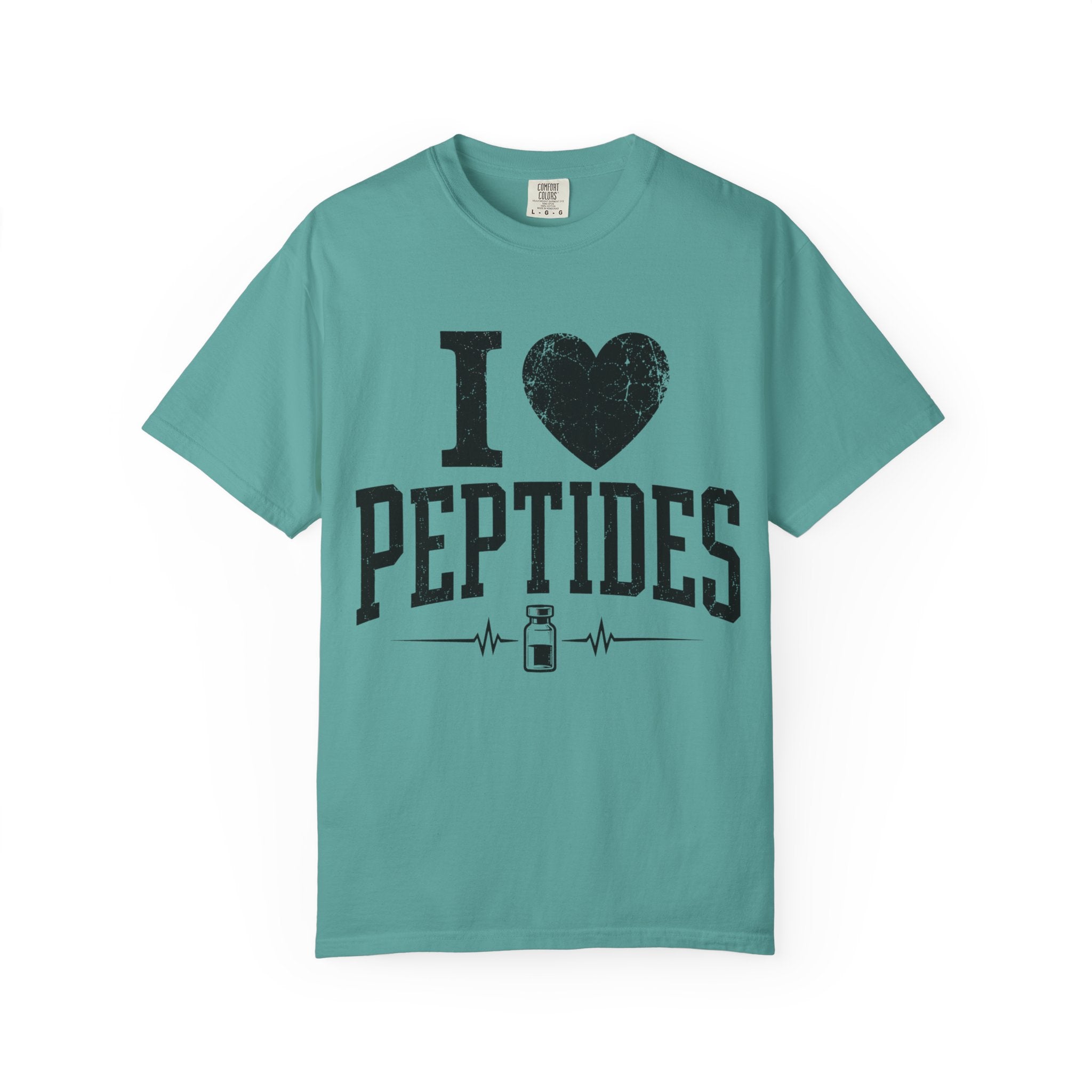 I Love Peptides T-Shirt — Peptide Researcher & Biohacker Graphic Tee