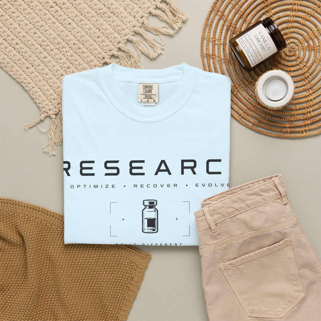 Research — Human Performance Lab T‑Shirt: "Optimize Recover Evolve"