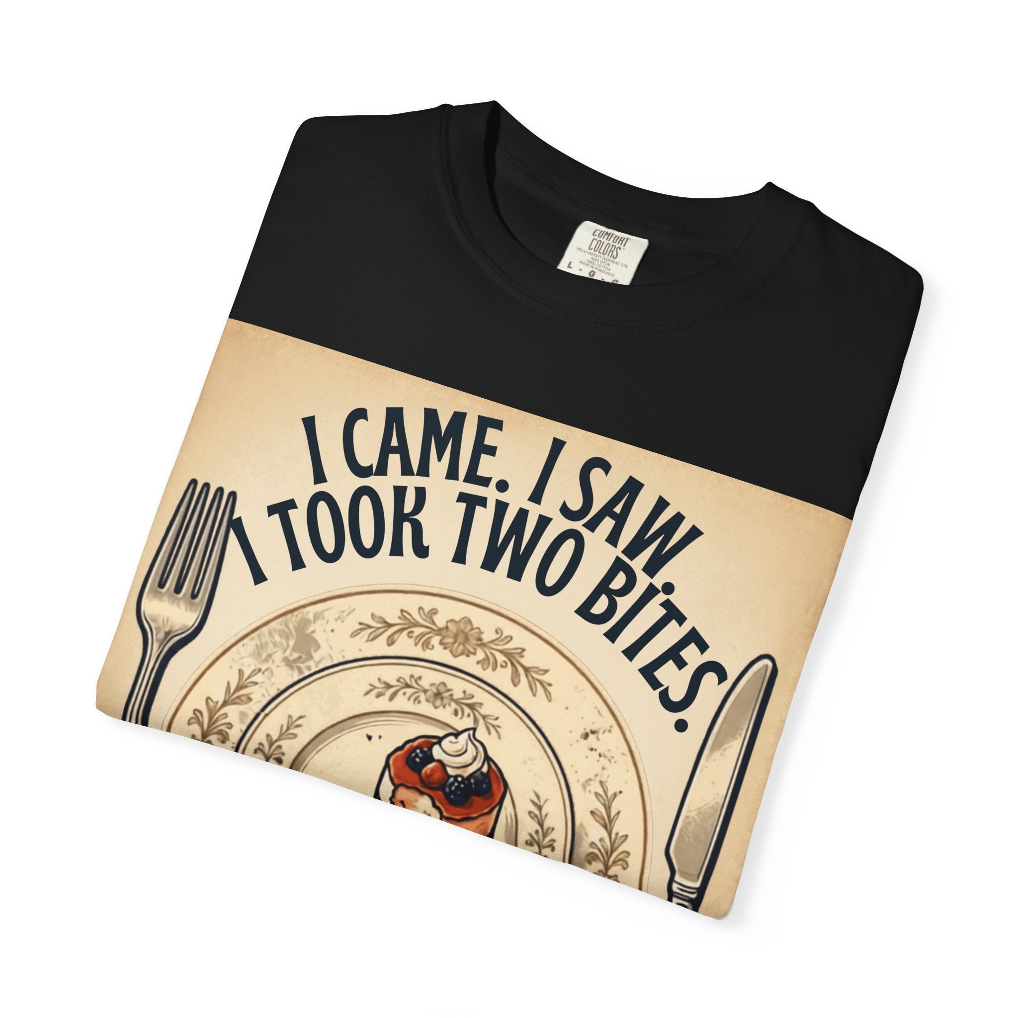 Semaglutide Funny T-Shirt – "I Came, I Saw, Took Two Bites" Weight-Loss Humor Tee