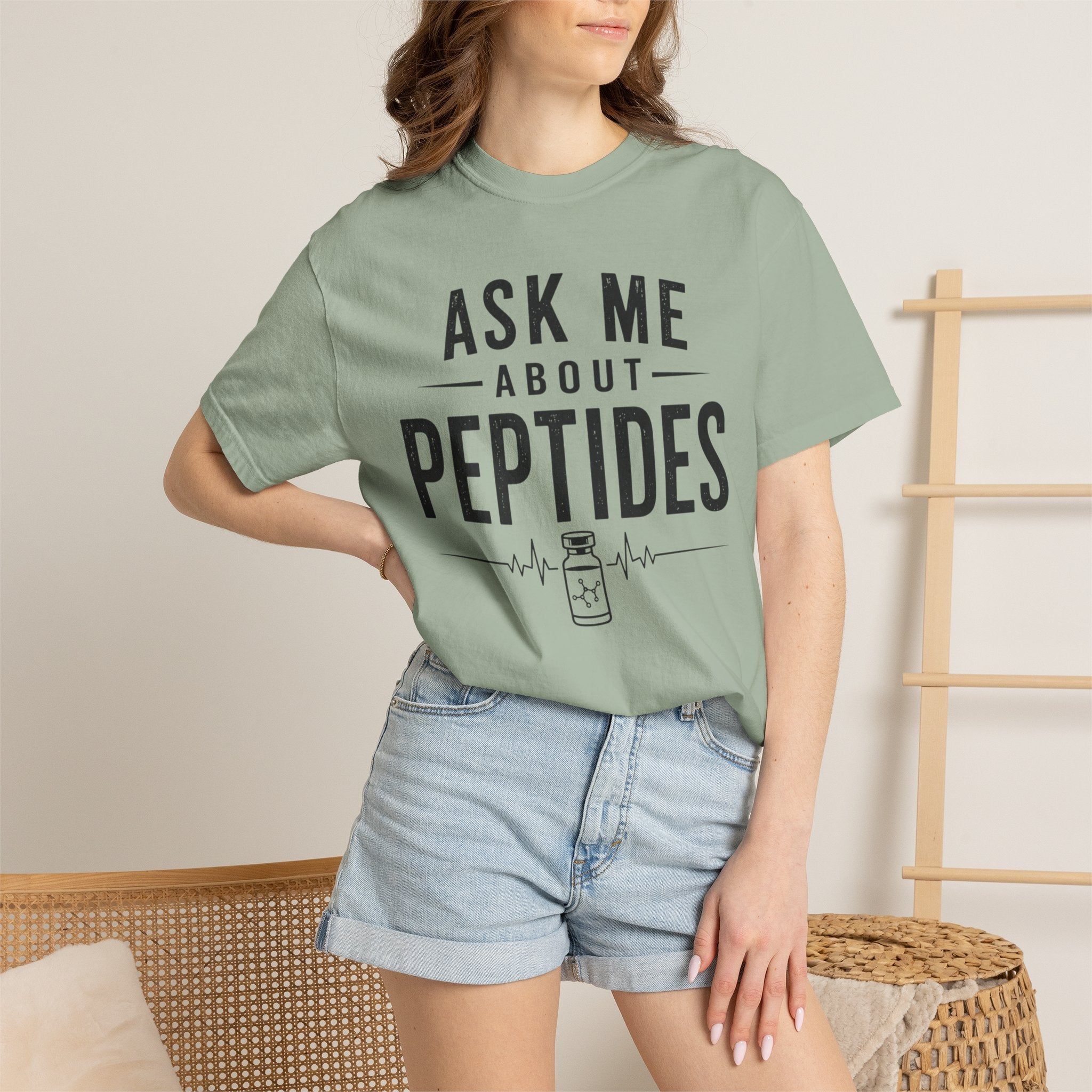 Ask Me About Peptides T-Shirt