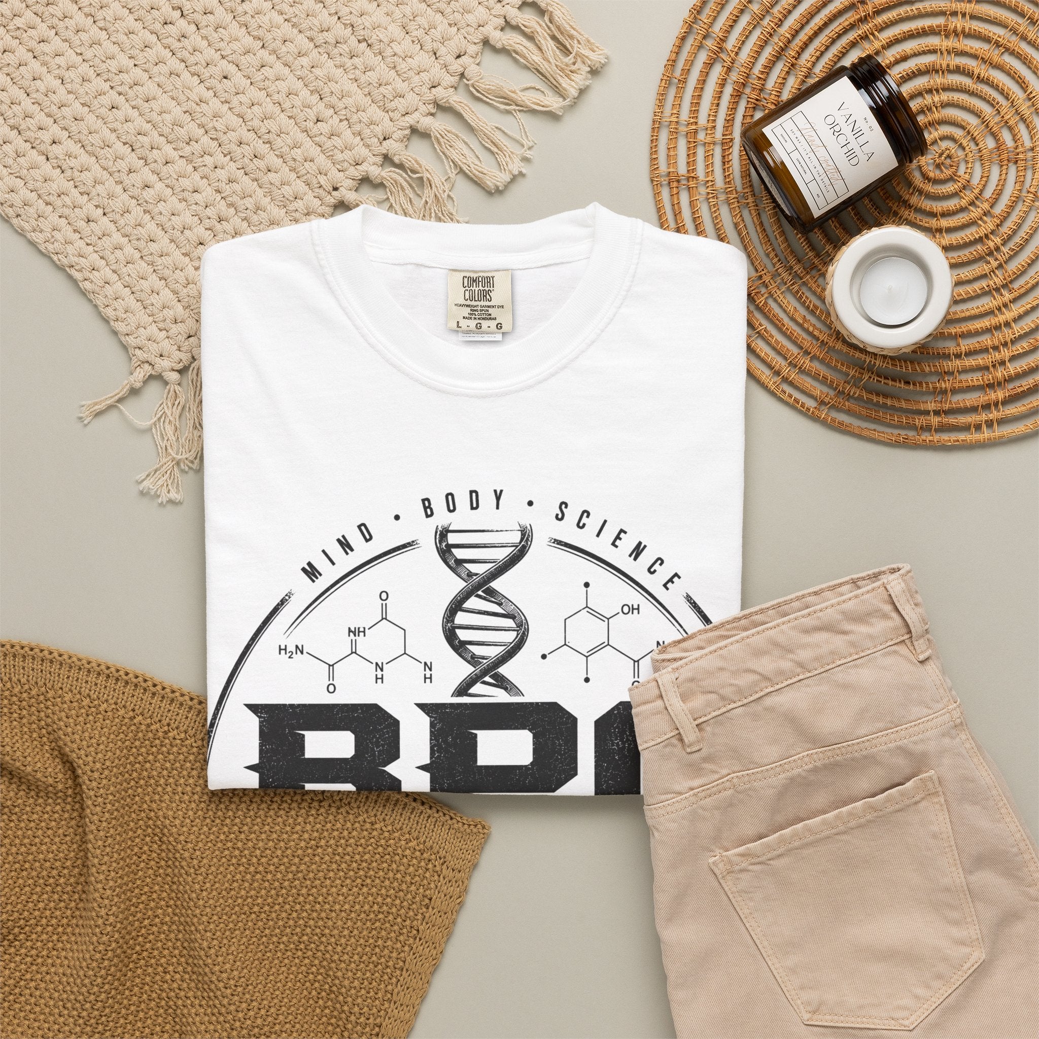 BPC Enthusiast T‑Shirt — Barbell & Supplement Fitness Tee
