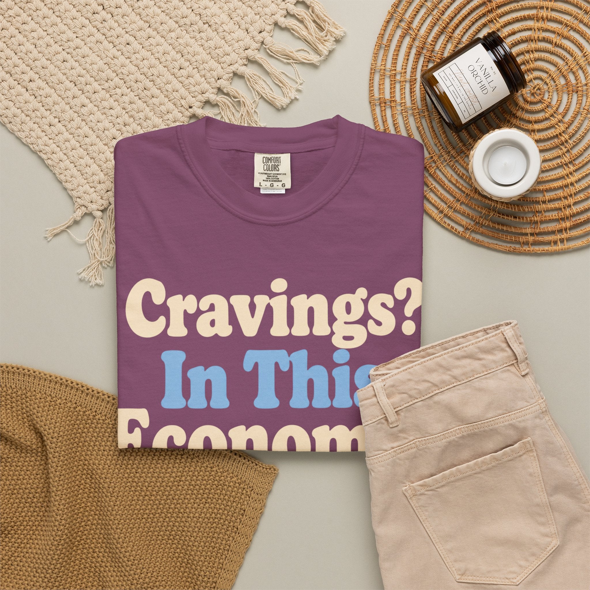 Cravings? In This Economy? T-Shirt — Funny GLP & Weight Loss Receipt Tee