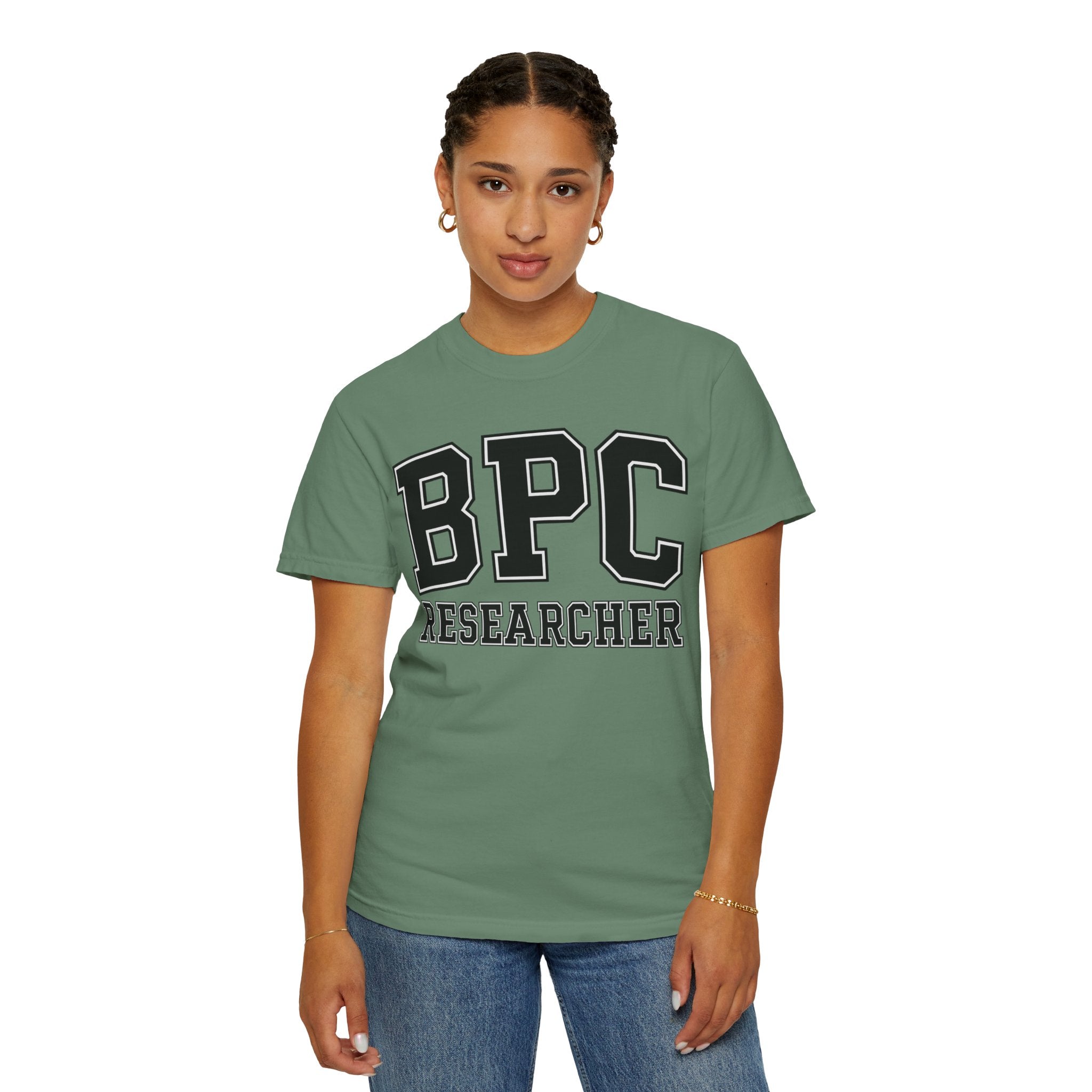 BPC Researcher T-Shirt — Collegiate Biohacker Tee for BPC-157 Enthusiasts