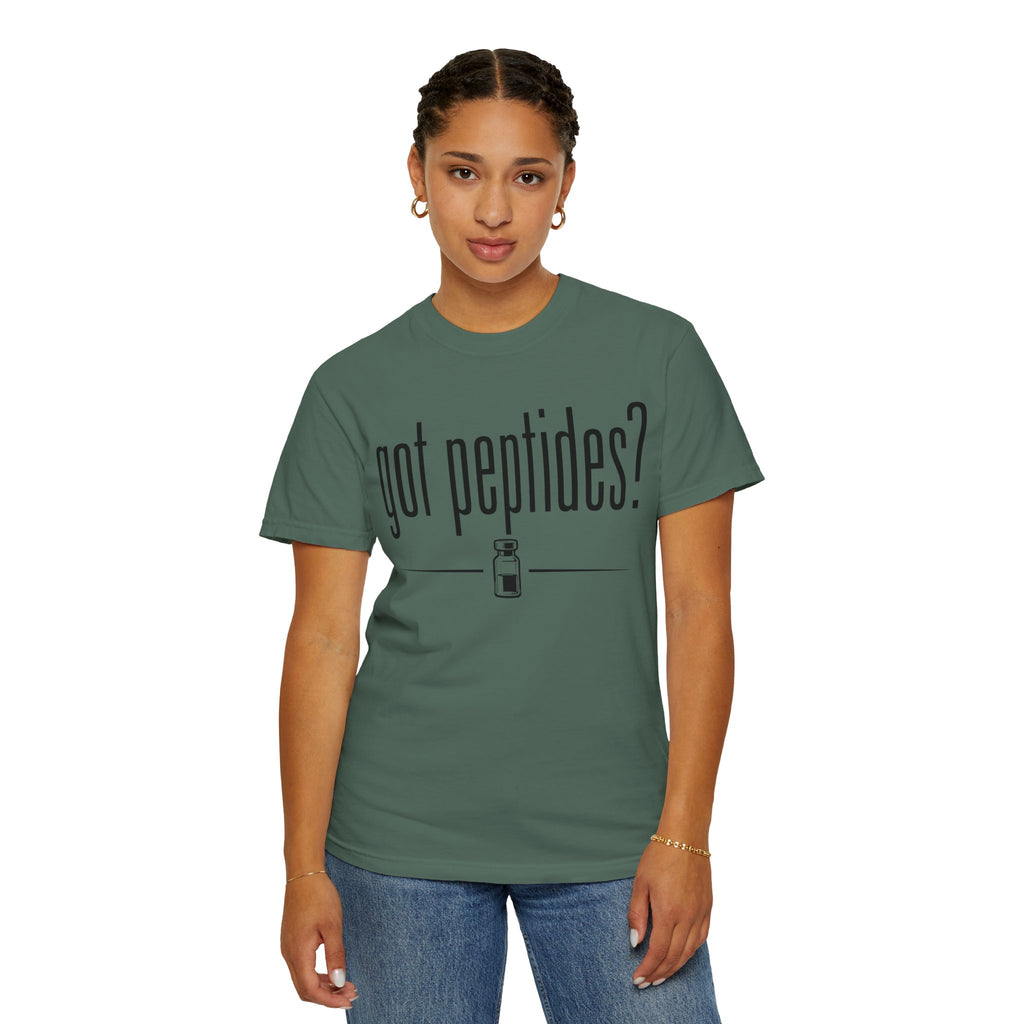 Got Peptides? T-shirt — Subtle Fitness Science Tee
