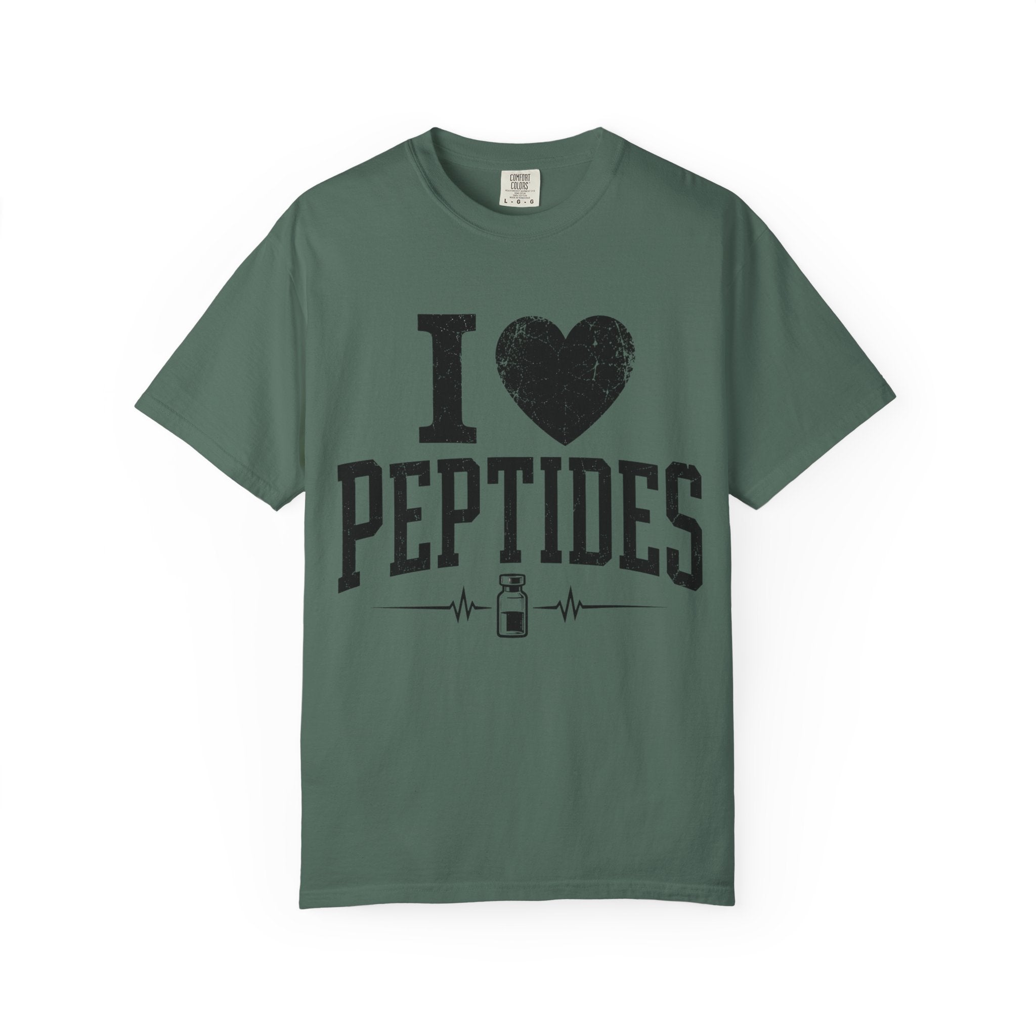I Love Peptides T-Shirt — Peptide Researcher & Biohacker Graphic Tee