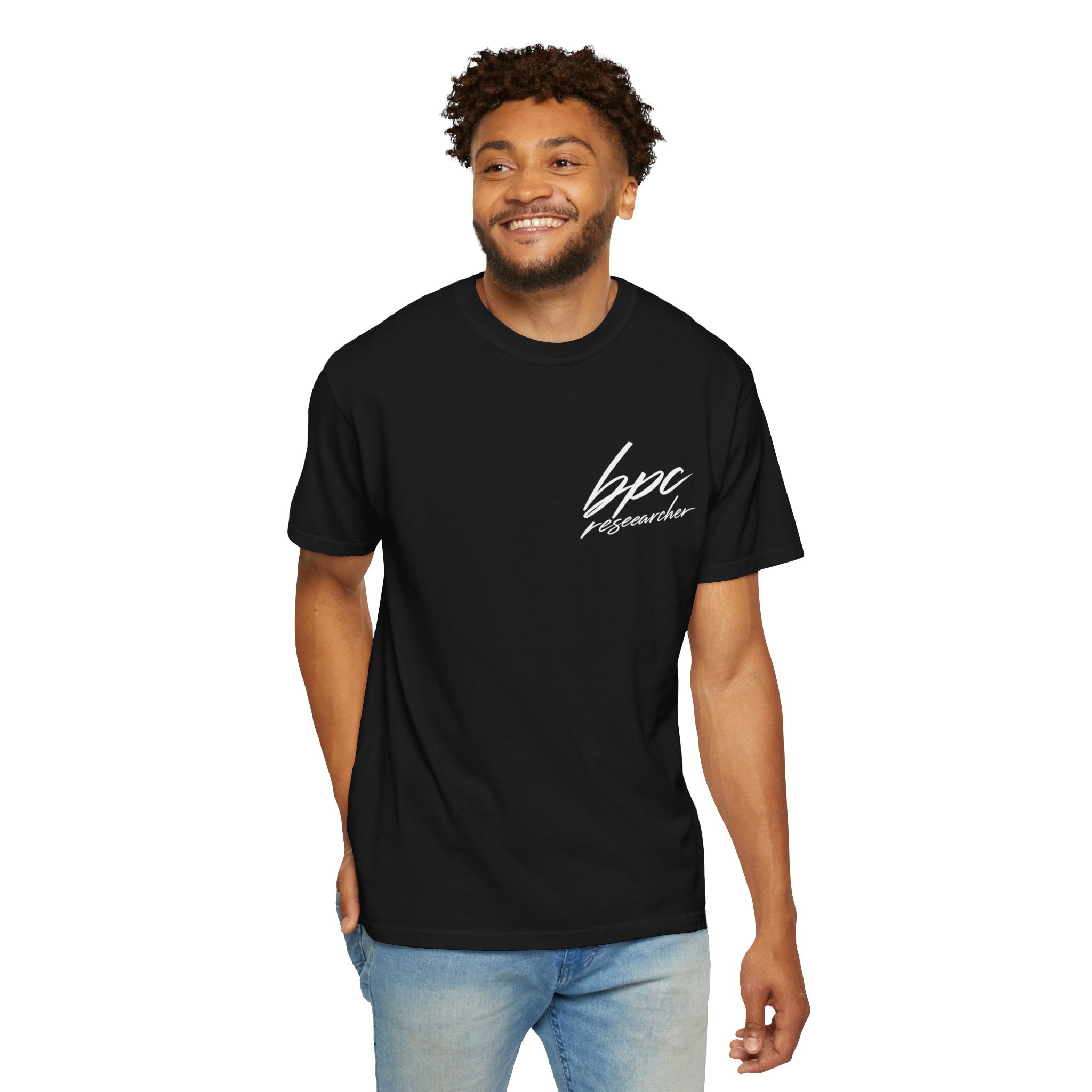 T-Shirt — 'bpc' Brush Script Logo Tee (Black)