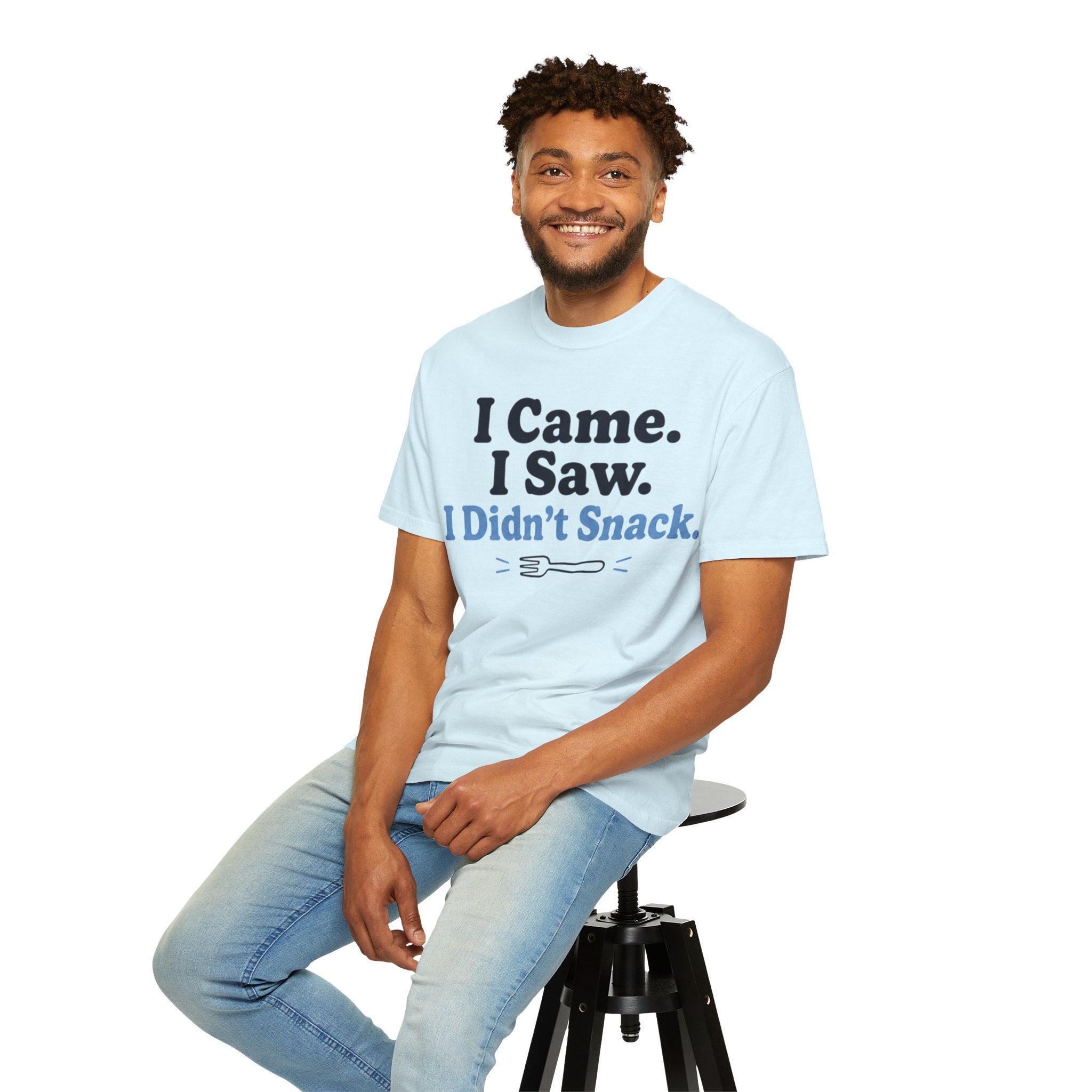 Funny T-Shirt — "I Came. I Saw. I Didn't Snack." Weight Loss & GLP Humor
