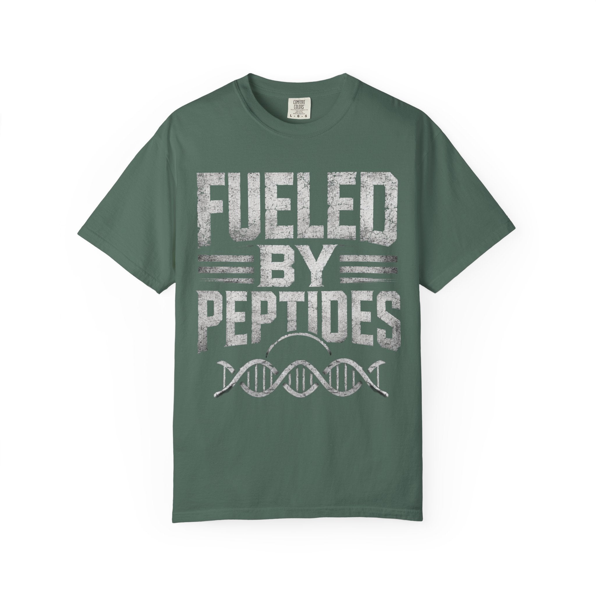 Fueled By Peptides T-Shirt — Peptide Researcher & Biohacker Tee