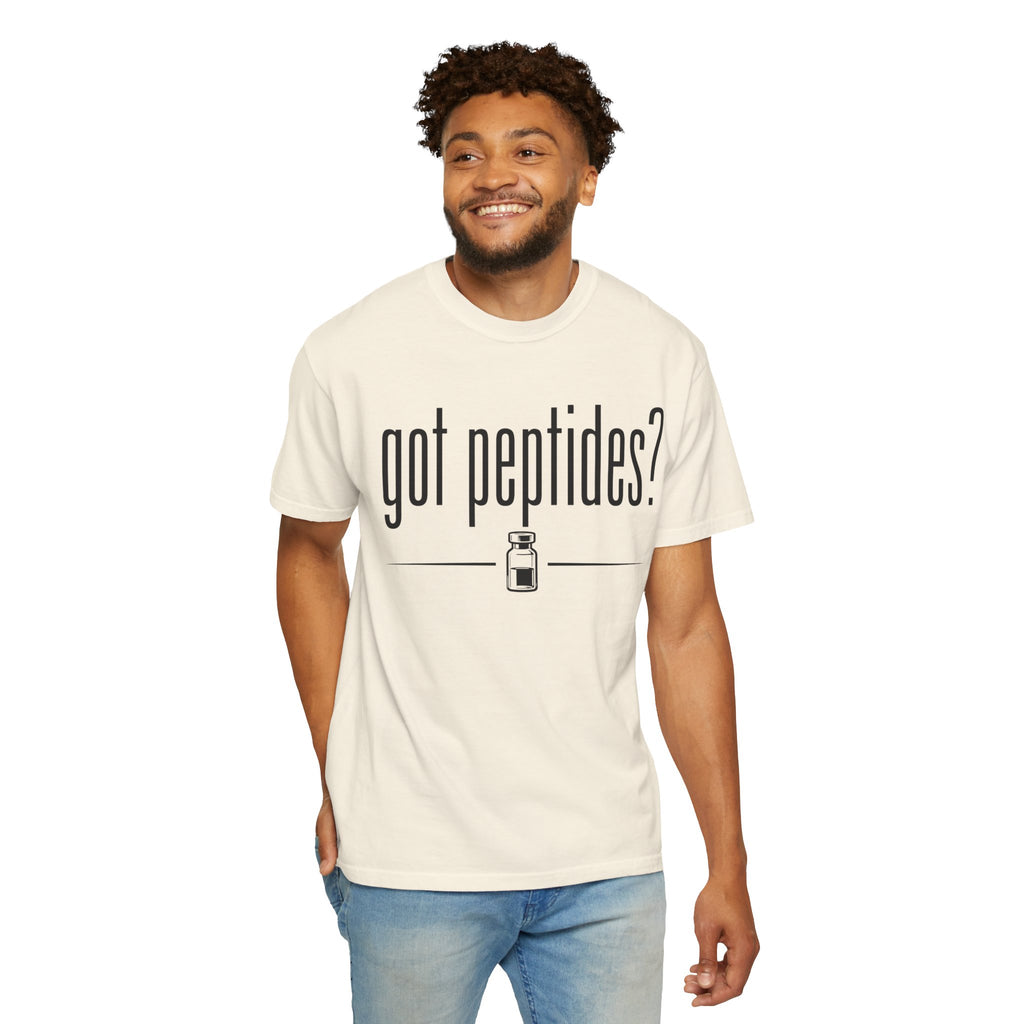 Got Peptides? T-shirt — Subtle Fitness Science Tee