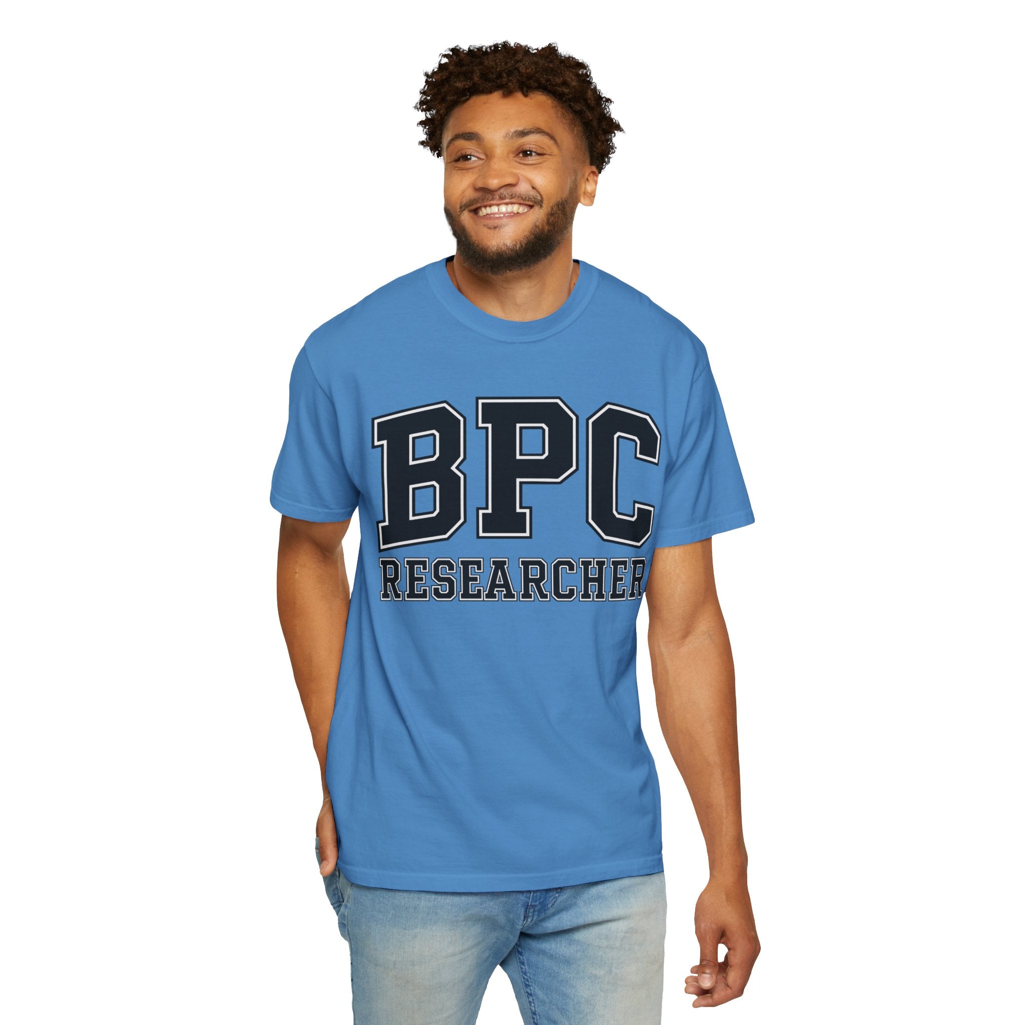 BPC Researcher T-Shirt — Collegiate Biohacker Tee for BPC-157 Enthusiasts