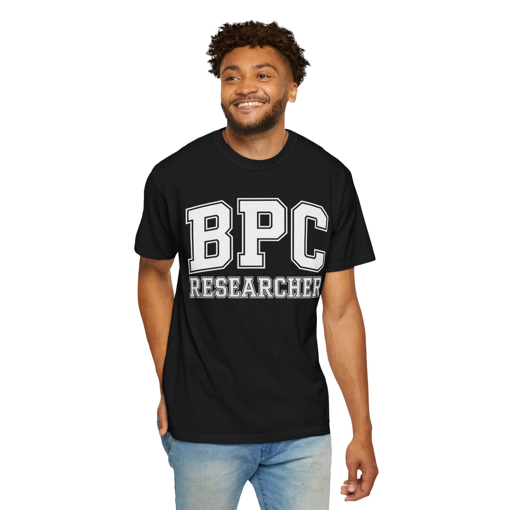 BPC Researcher T-Shirt — Collegiate Style Science Tee