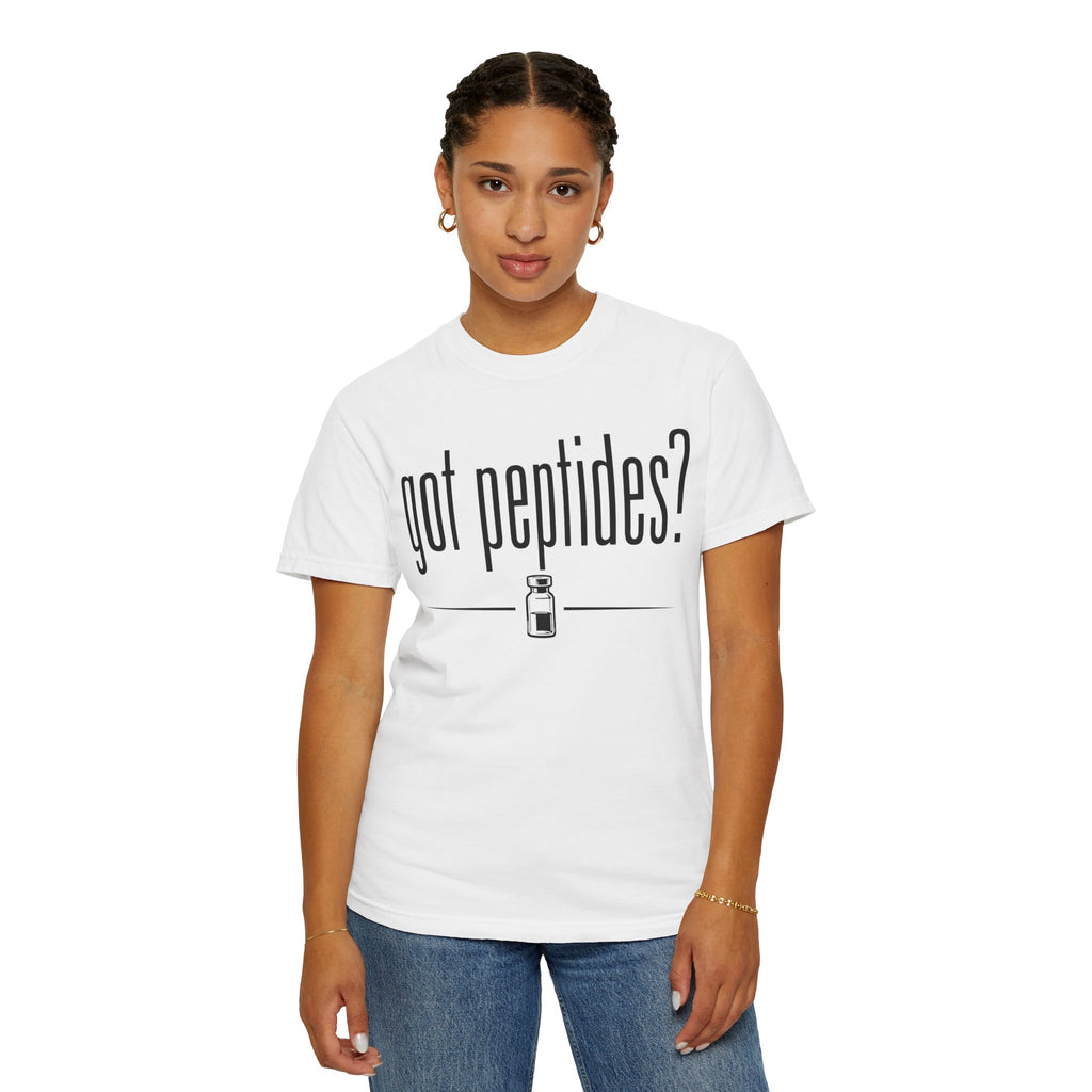 Got Peptides? T-shirt — Subtle Fitness Science Tee