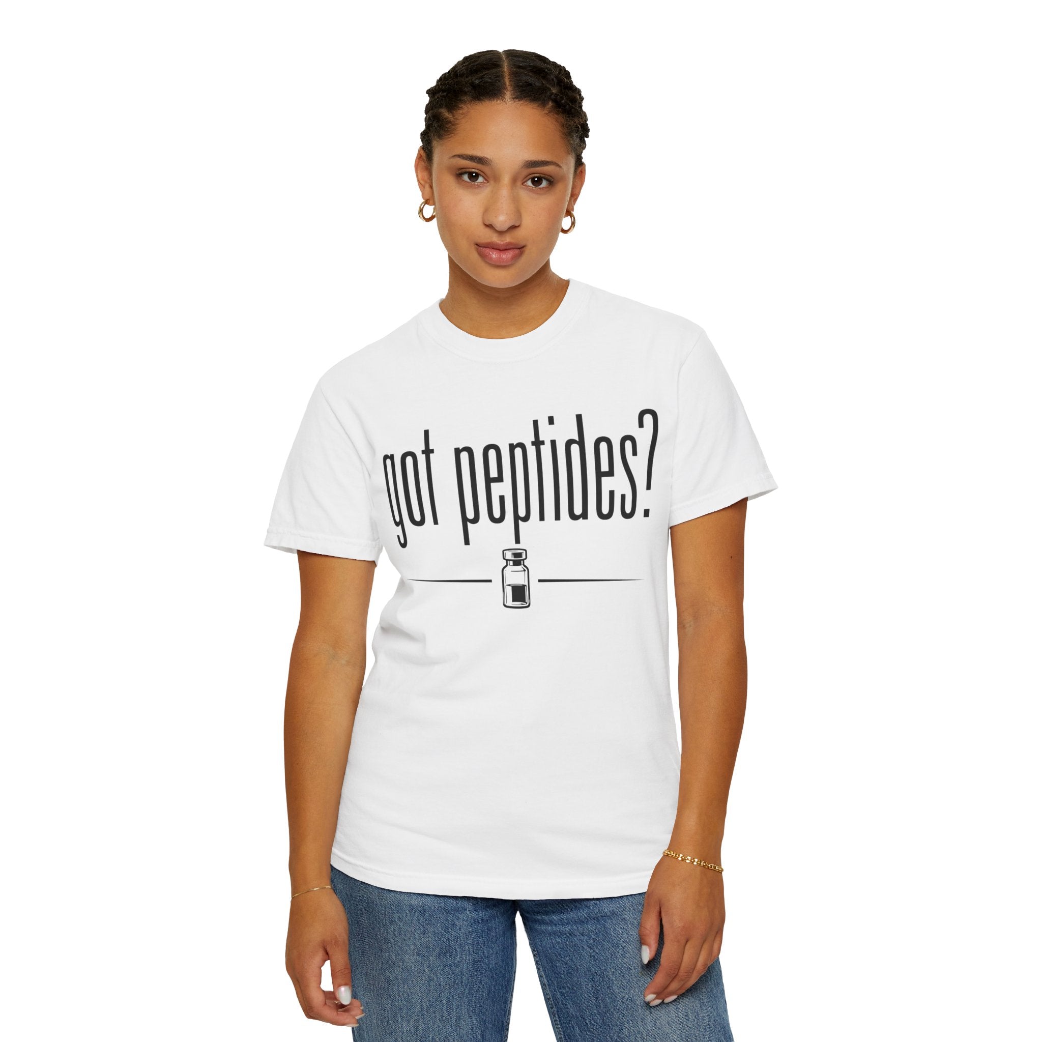 Got Peptides? T-shirt — Subtle Fitness Science Tee
