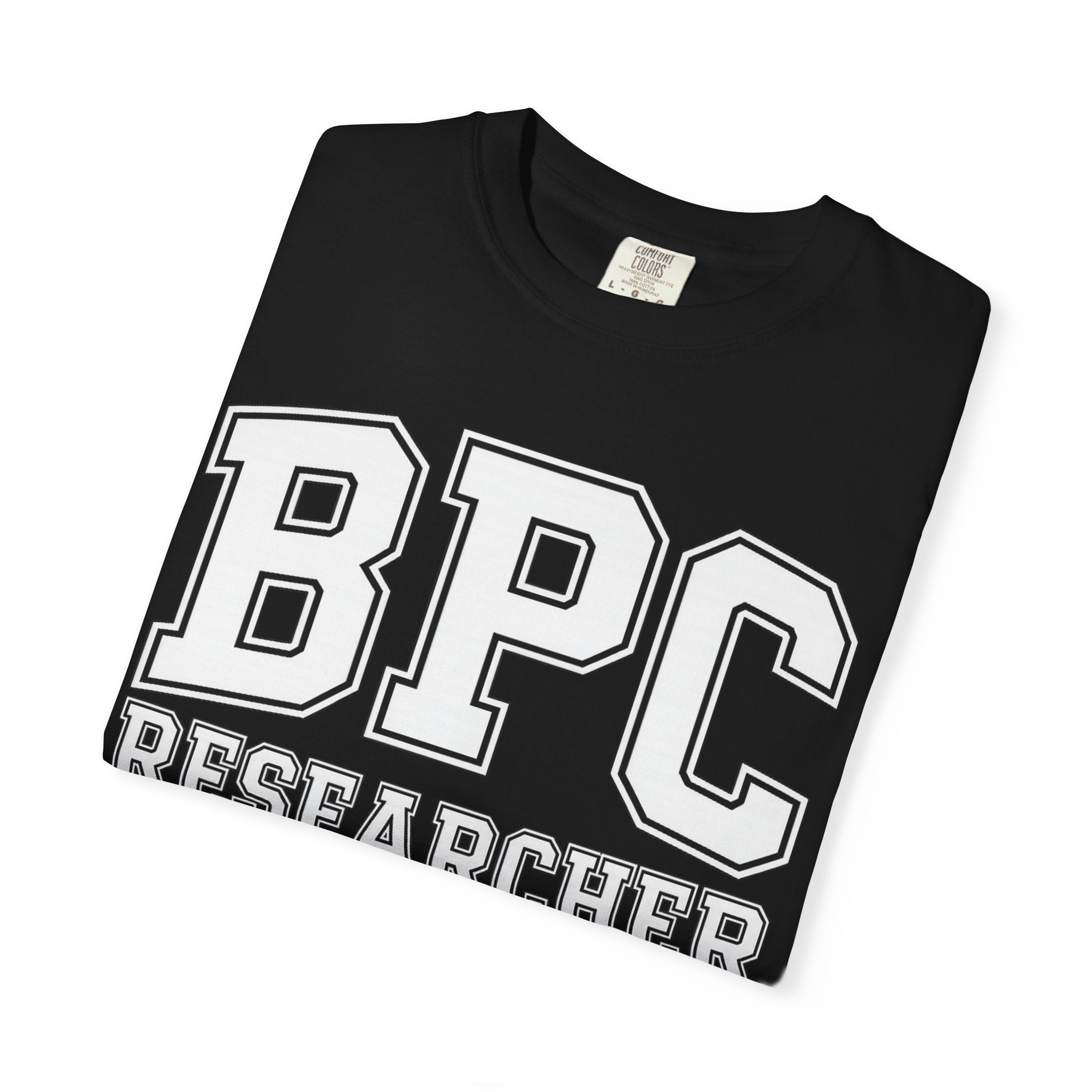 BPC Researcher T-Shirt — Collegiate Style Science Tee