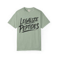 Legalize Peptides T-Shirt — Bold Script Science Advocacy Tee