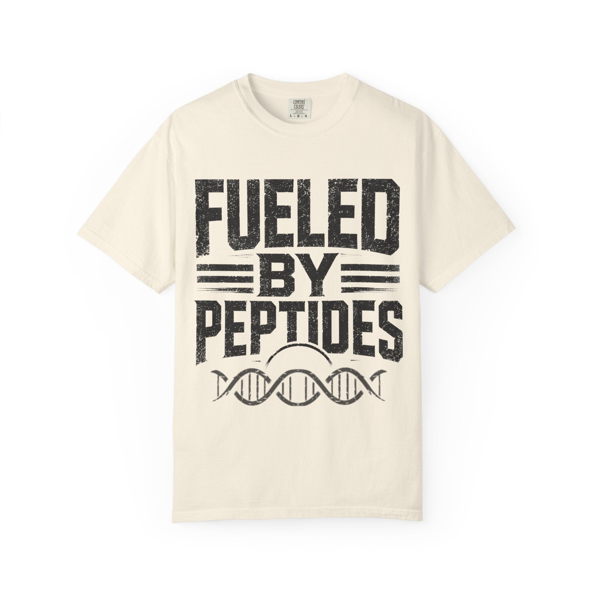 Fueled by Peptides T-Shirt — Biohacker, Fitness Graphic Tee